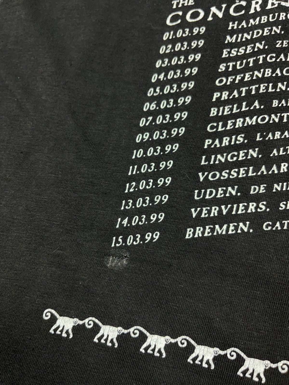 Band Tees 1999 Pain of Salvation One Hour By The Concrete Lake Tour T Size US XL / EU 56 / 4 - 9 Thumbnail