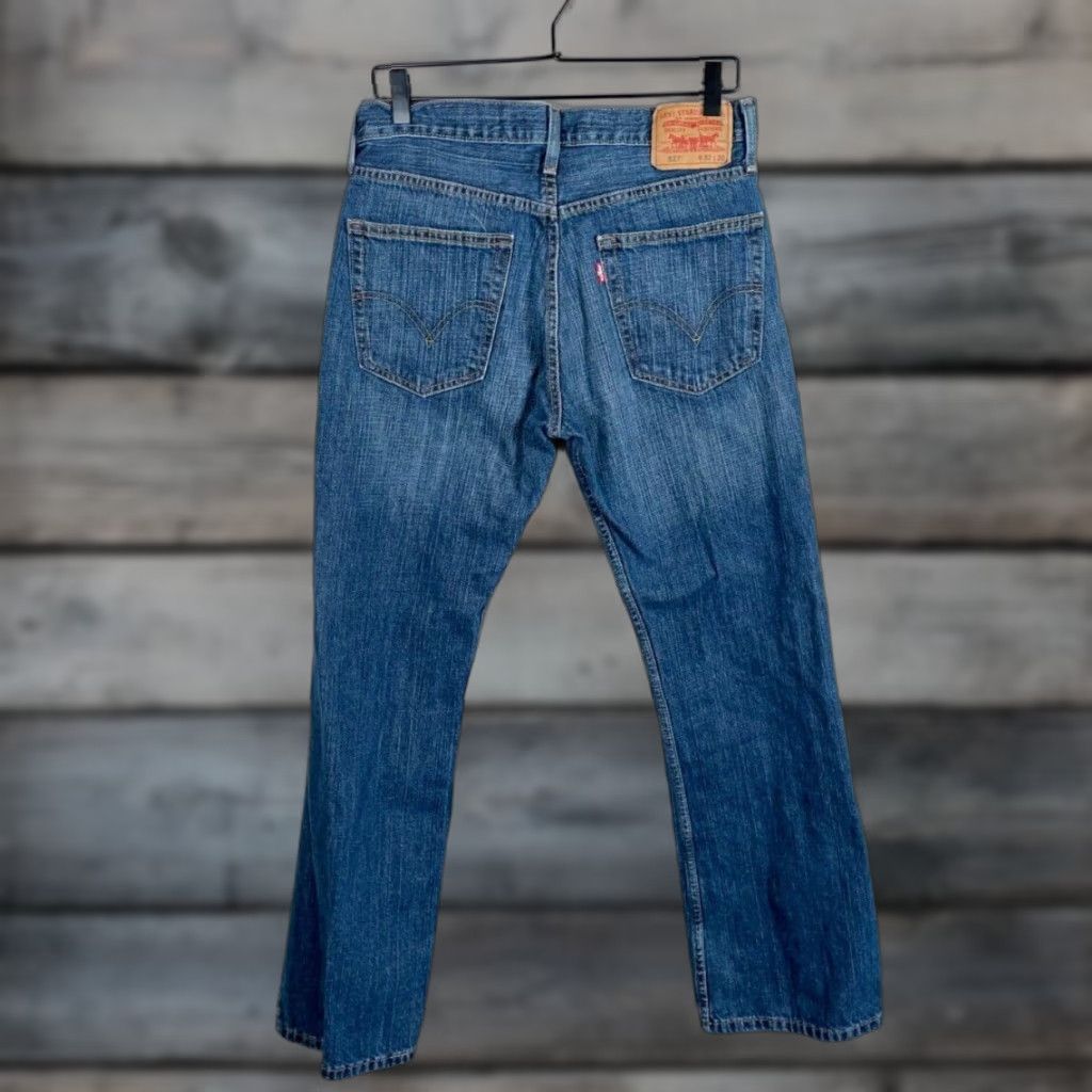Levi's Levi's 527 Slim Bootcut Jeans Men's 32 x 29 Blue Denim 2010s Size US 32 / EU 48 - 1 Thumbnail