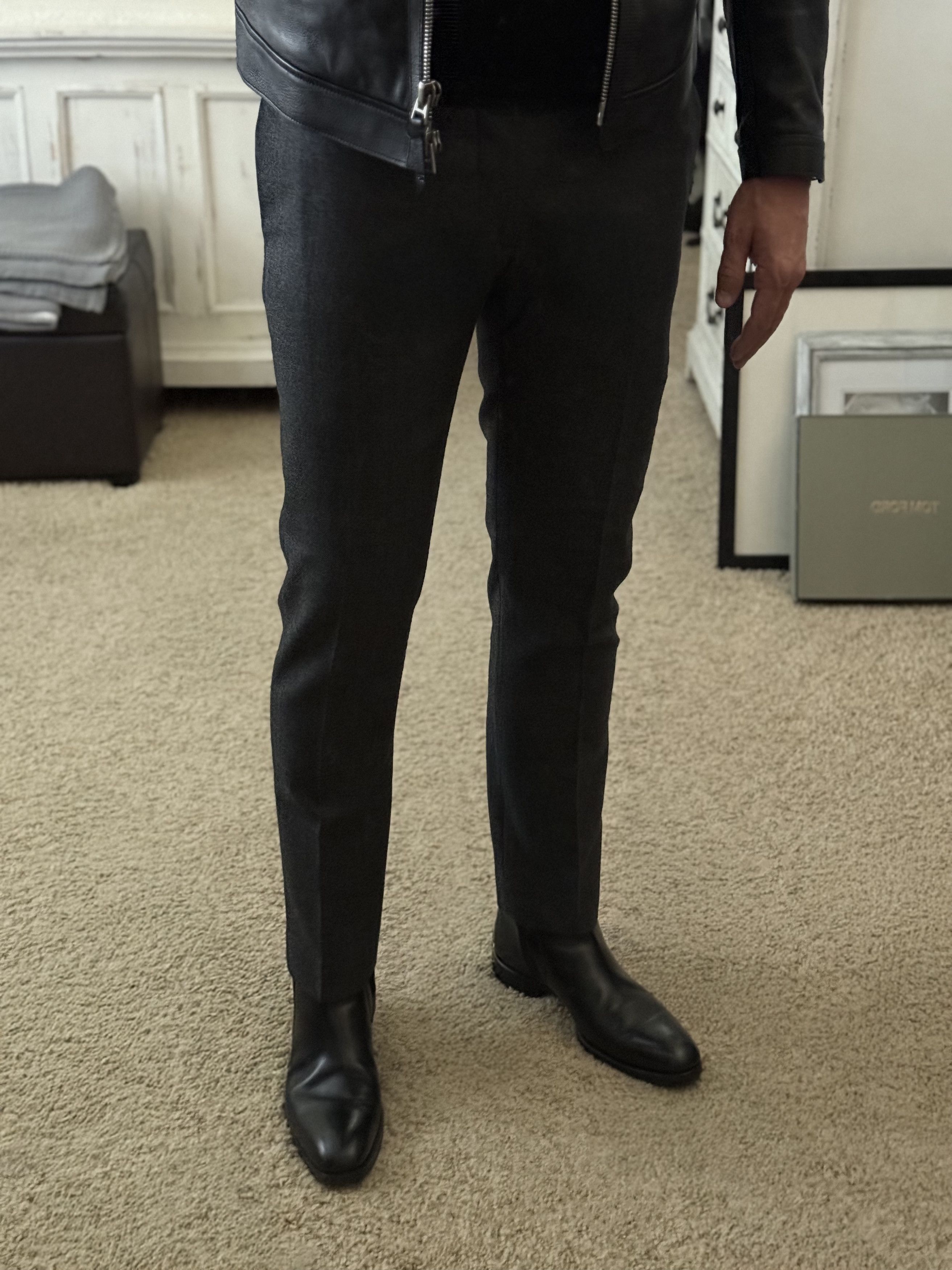 Dior Best Dressed Rare $2,300 w/tax DIOR Textured Grey Trousers Size US 34 / EU 50 - 1 Thumbnail