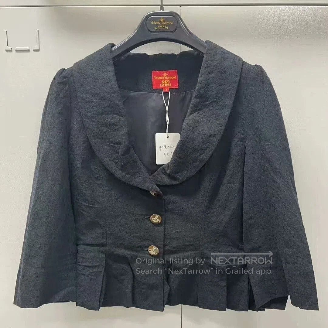 Vivienne Westwood vivienne westwood black short blazer jacket. Size S / US 4 / IT 40 - 4 Thumbnail