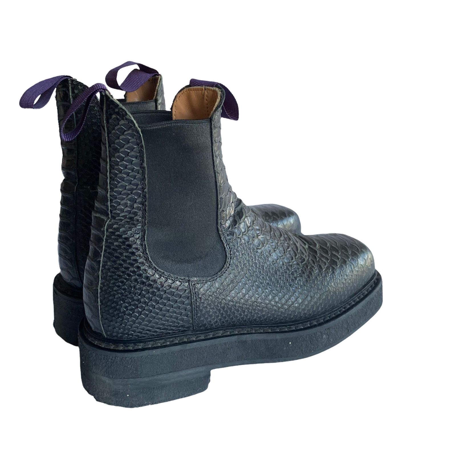 Eytys Eytys Womens Textured Leather Chelsea Platform Boots Size US 8 / IT 38 - 9 Thumbnail