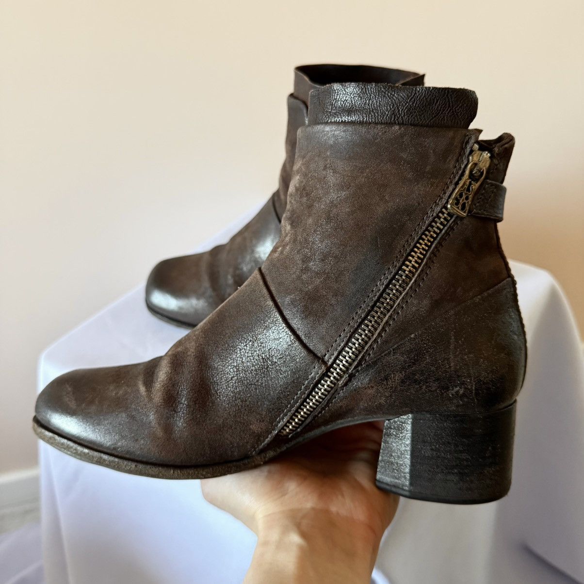 Dirk Bikkembergs AS 98 Airstep Vintage Ankle Straps Boots Rick Owens Vibe Size US 9 / IT 39 - 6 Thumbnail