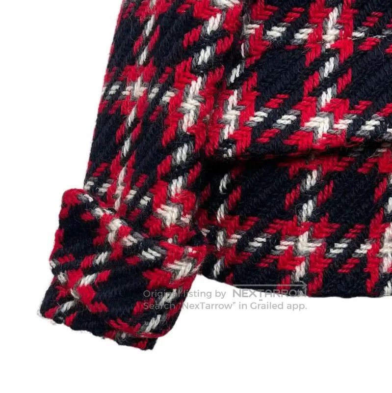 Miu Miu Miu Miu Red Cotton Blend Jacket . Size M / US 6-8 / IT 42-44 - 4 Thumbnail