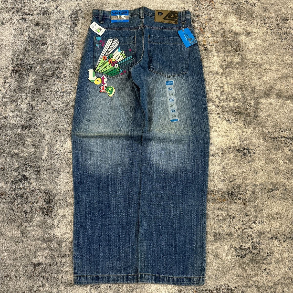 JNCO × Japanese Brand × Vintage Crazy Vintage y2k Lot 29 baggy Southpole style NWT jeans Size US 34 / EU 50 - 1 Thumbnail