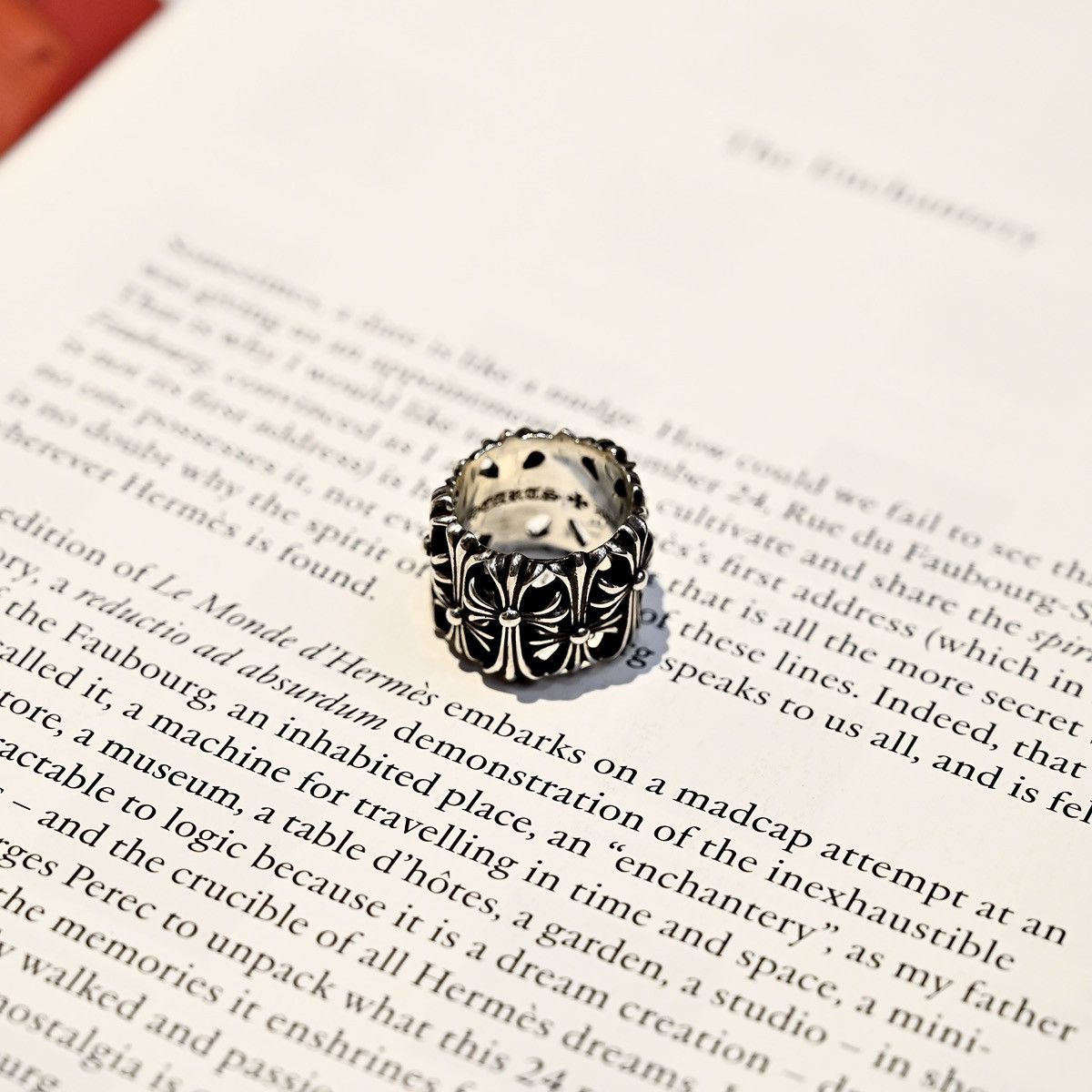 Chrome Hearts CHROME HEARTS CEMETERY RING SILVER Size 26 - 1 Thumbnail