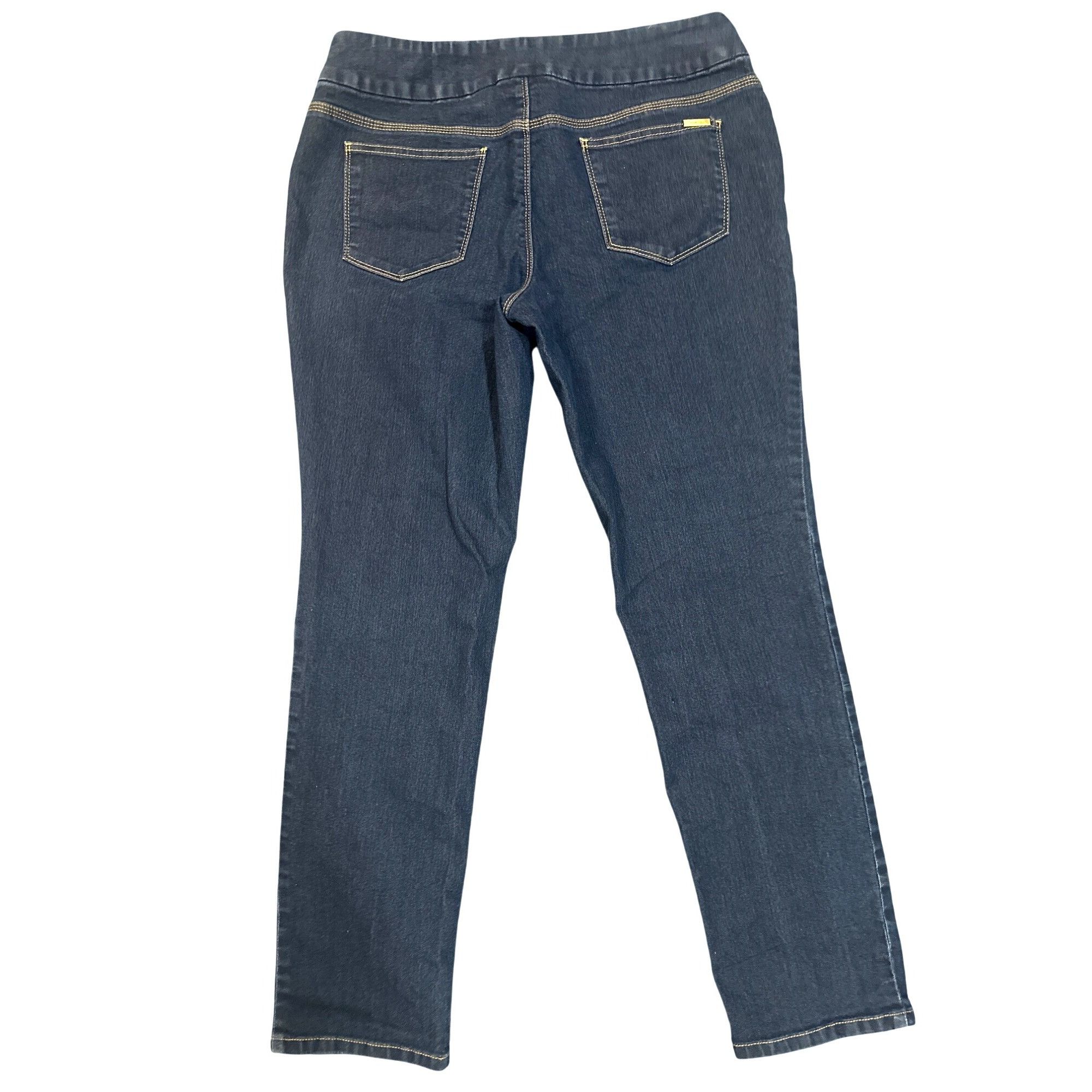 Chicos Chicos So Slimming Womens Straight Leg Premium Denim Blue Je Size 36" / US 14 / IT 50 - 2 Thumbnail