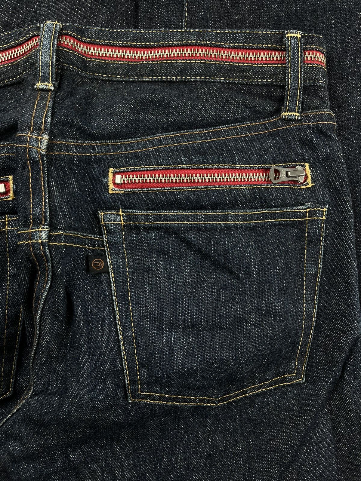 Japanese Brand × Undercover AW07 Undercover Heart Grasp Embroidered Zipper  Denim Jeans | Grailed