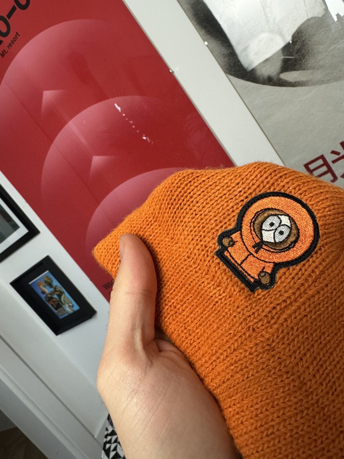 Vintage 90s South Park Balaclava Hat Kenny Orange Comedy USA