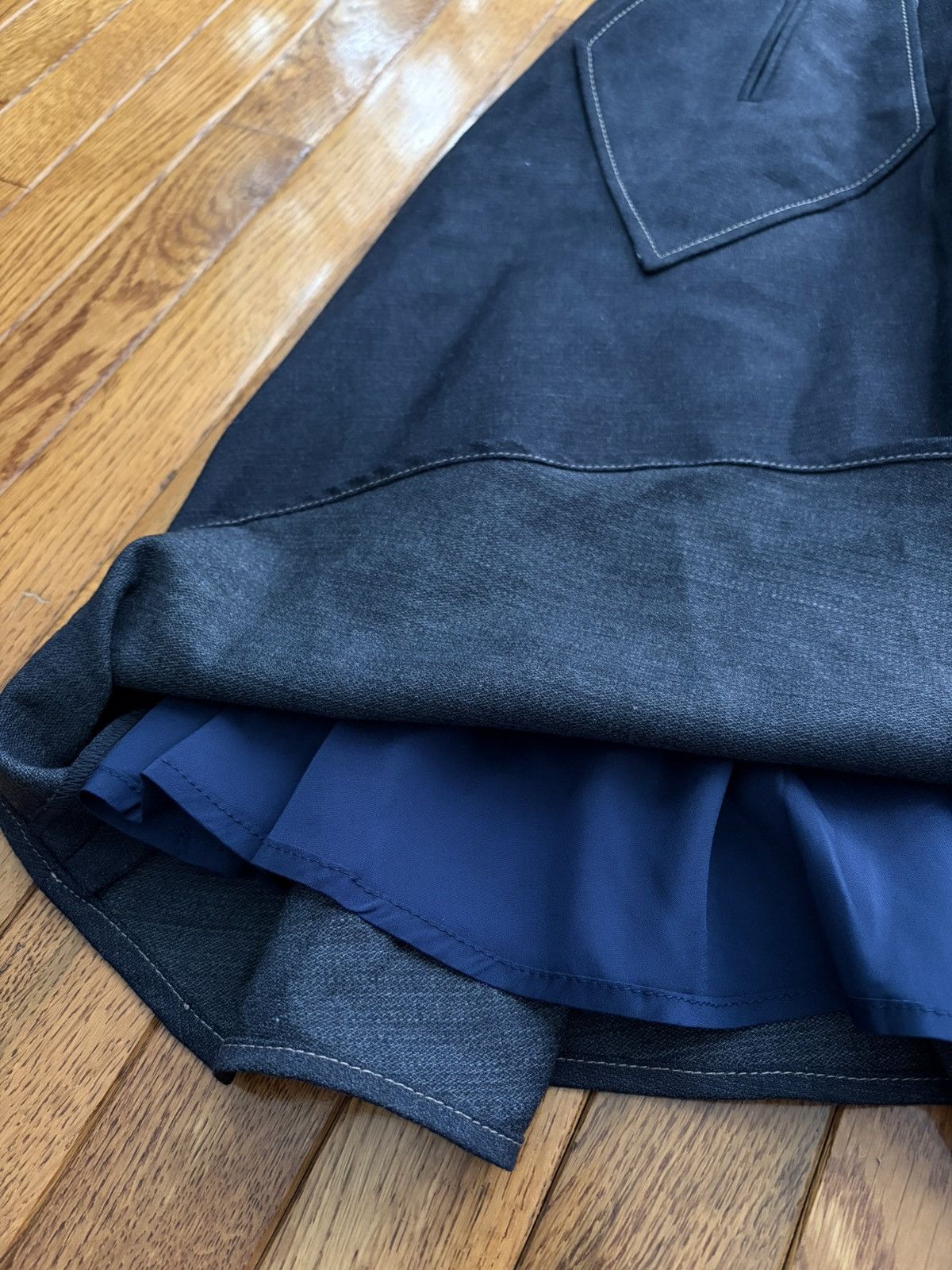 Other NWT Lena Hoschek Black Darted Wool Skirt Size 34" / US 12 / IT 48 - 8 Thumbnail