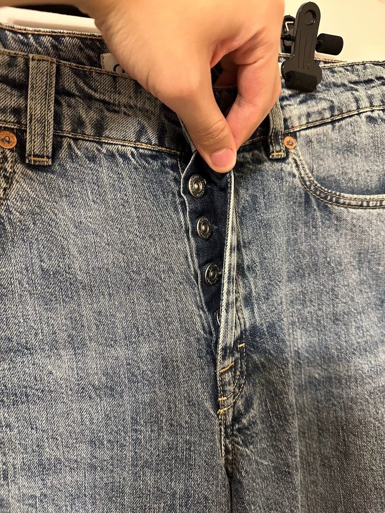 Our Legacy our legacy Treble Cut Vintage Washed Wide Leg Jeans 2503-Ne Size US 27 - 4 Thumbnail