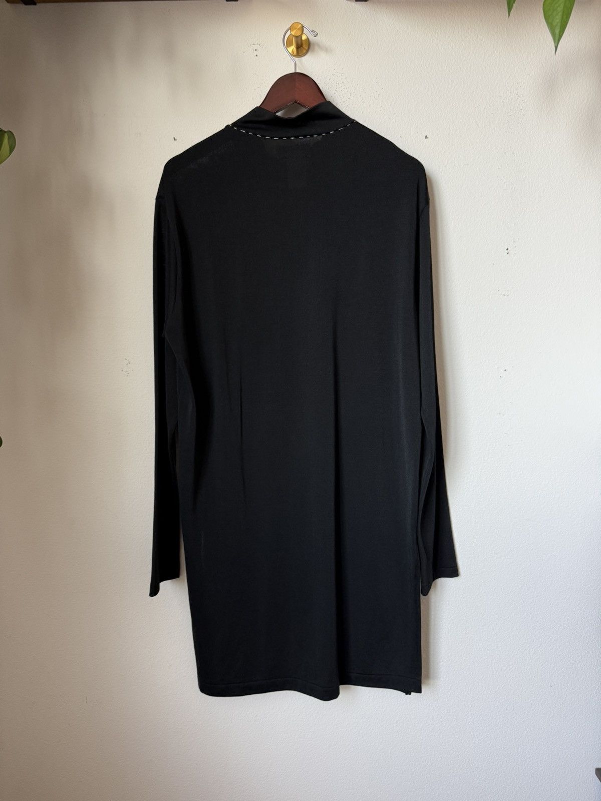 Yohji Yamamoto Yohji Yamamoto Pour Homme AW94 Mock Neck Long Sleeve Shirt Size US M / EU 48-50 / 2 - 3 Thumbnail
