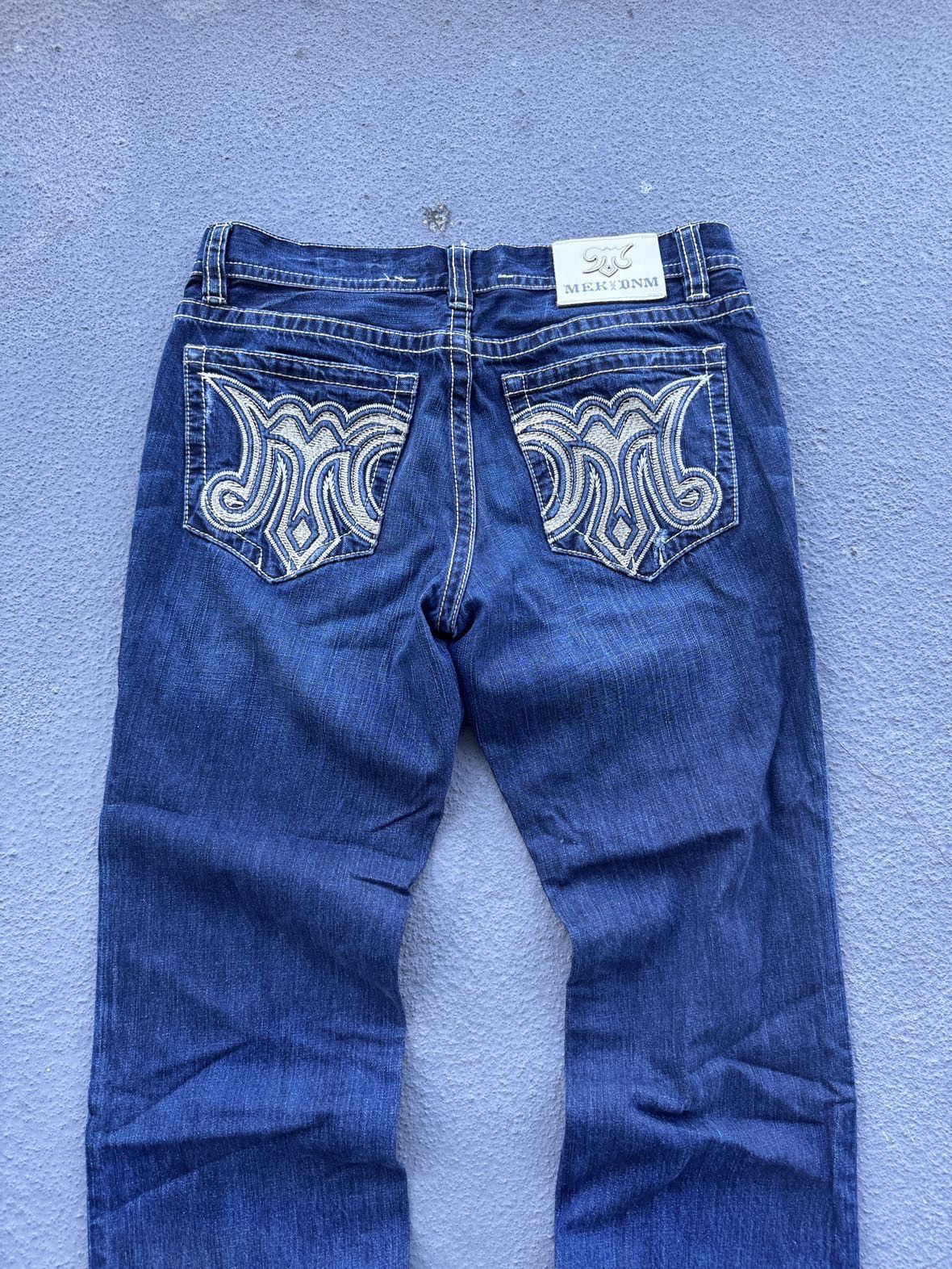 Mek Denim × Vintage Crazy Y2K Skater Archive Mek Denim Baggy Jeans Size US 36 / EU 52 - 3 Thumbnail