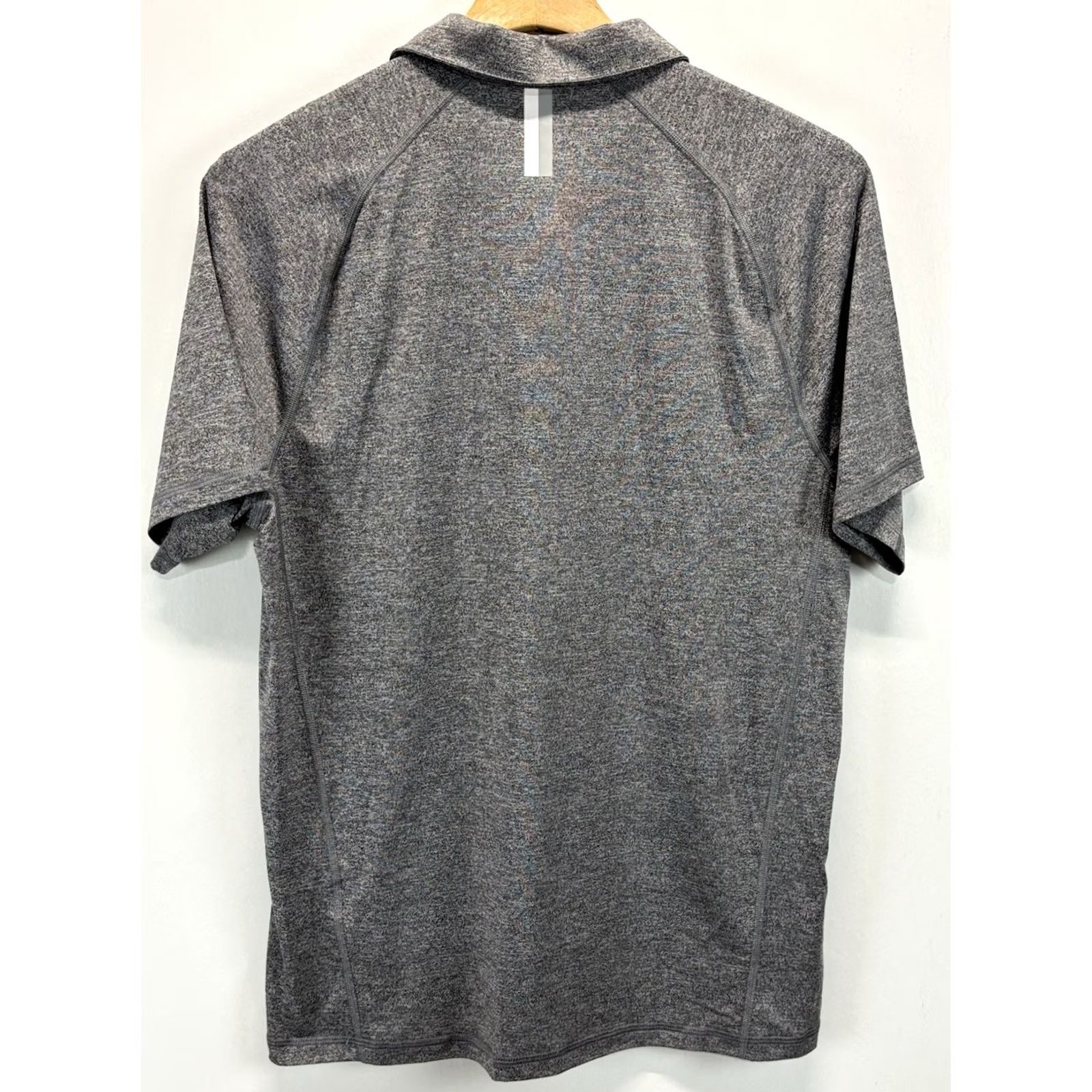 Vintage Rhoback Golf Polo Shirt Men’s M Heathered Grey Performance Preppy Blitz Tech Size US M / EU 48-50 / 2 - 4 Thumbnail