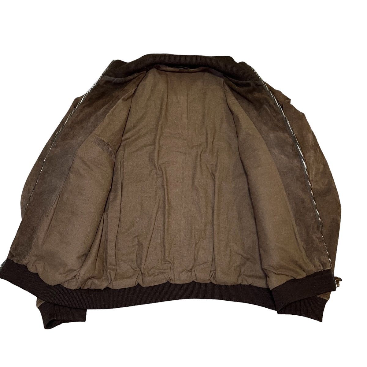 Helmut Lang HELMUT LANG 2005AW SUEDE LEATHER BOMBER JACKET DARK BROWN Size US M / EU 48-50 / 2 - 7 Thumbnail
