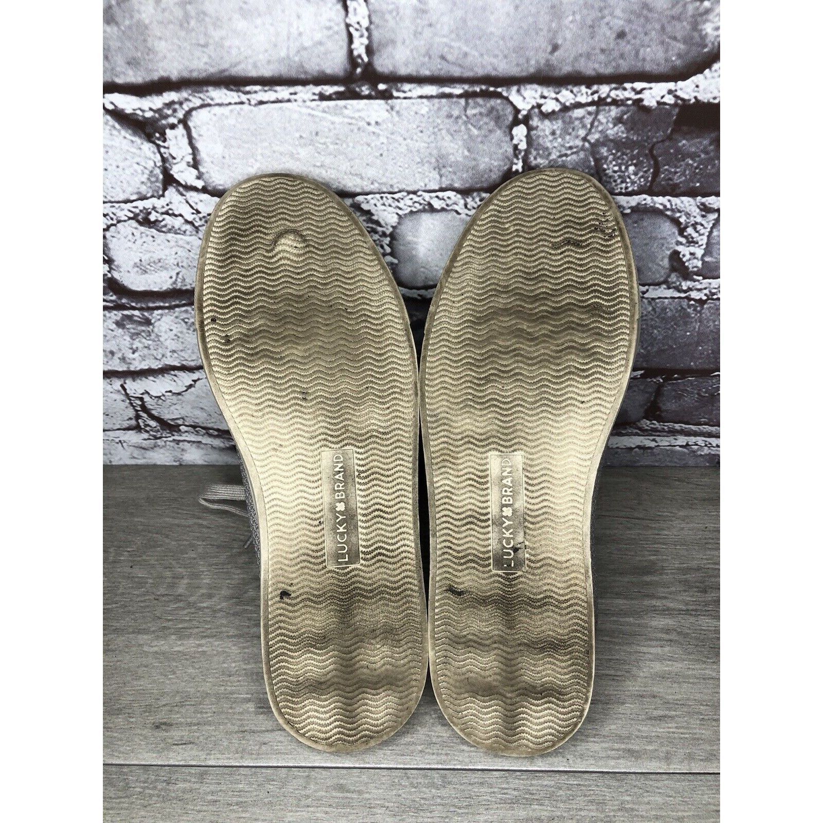 Lucky Brand Lucky Brand Laddix Slip On Gray Ribbed Casual Sneakers Sz 9M Size US 9 / IT 39 - 7 Thumbnail