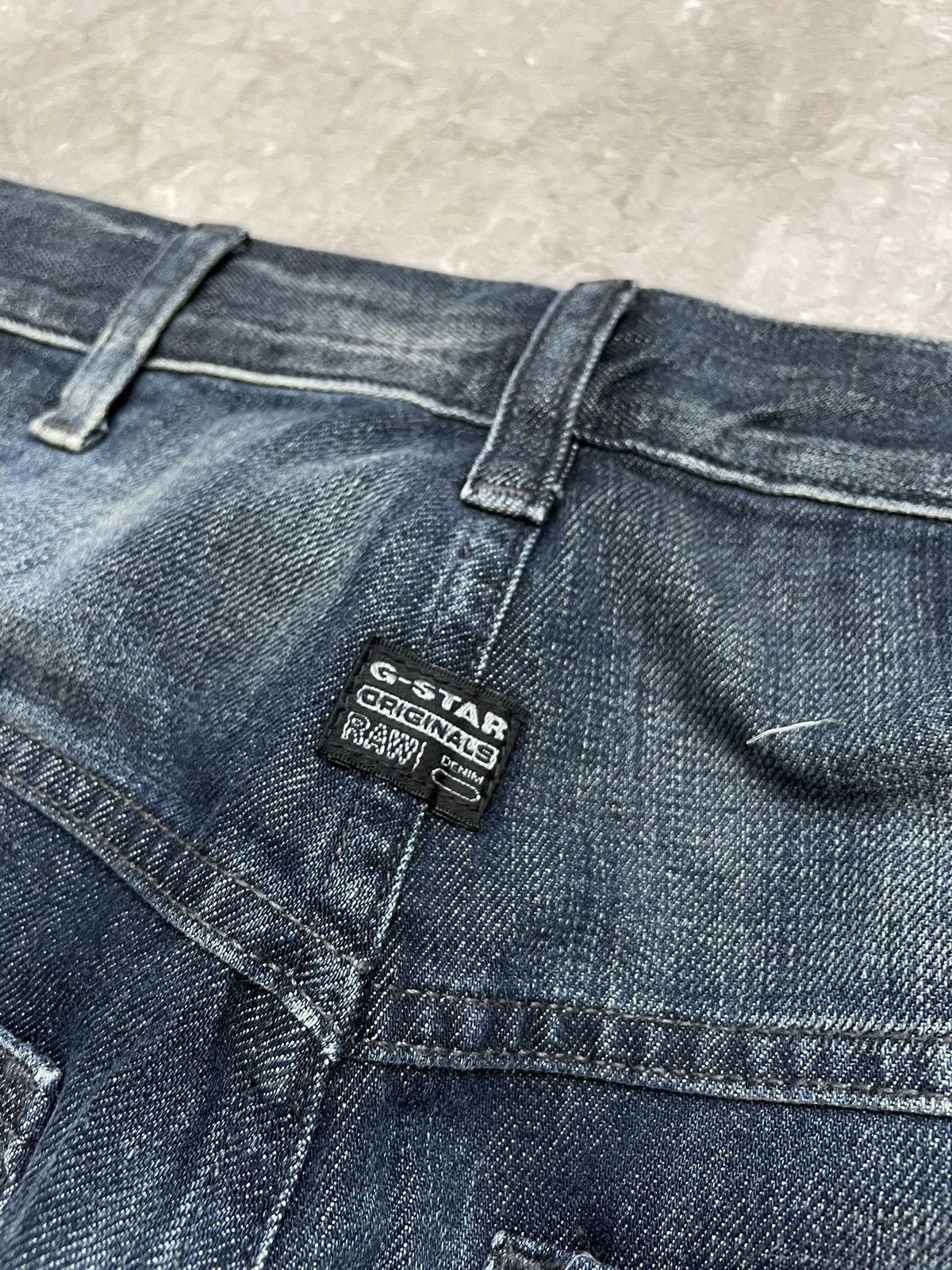 G-Star Baggy blue washed distressed g star raw jeans y2k Size US 31 - 12 Thumbnail