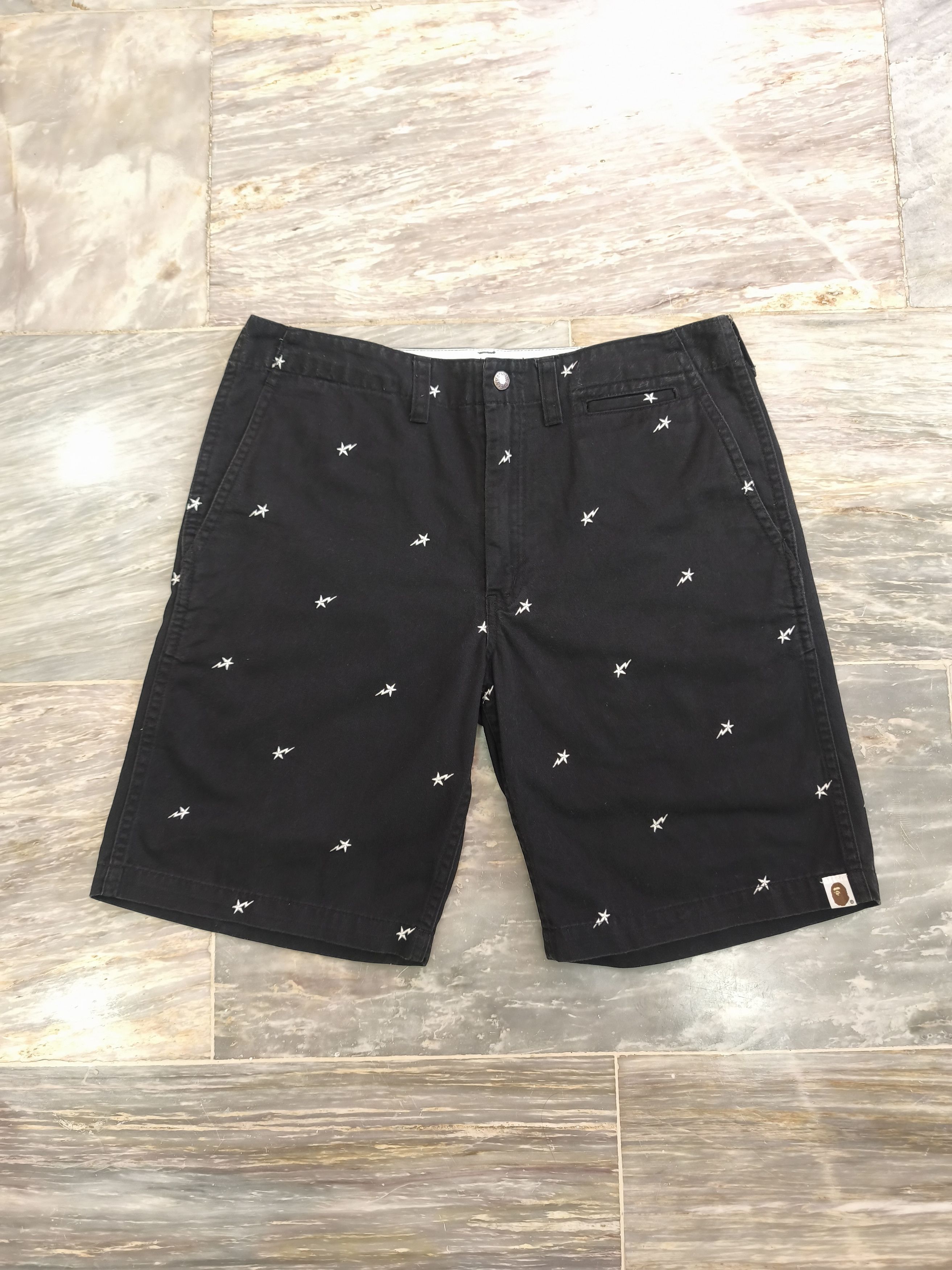 Bape OG Bapesta Multi Logo Short Size US 34 / EU 50 - 1 Thumbnail