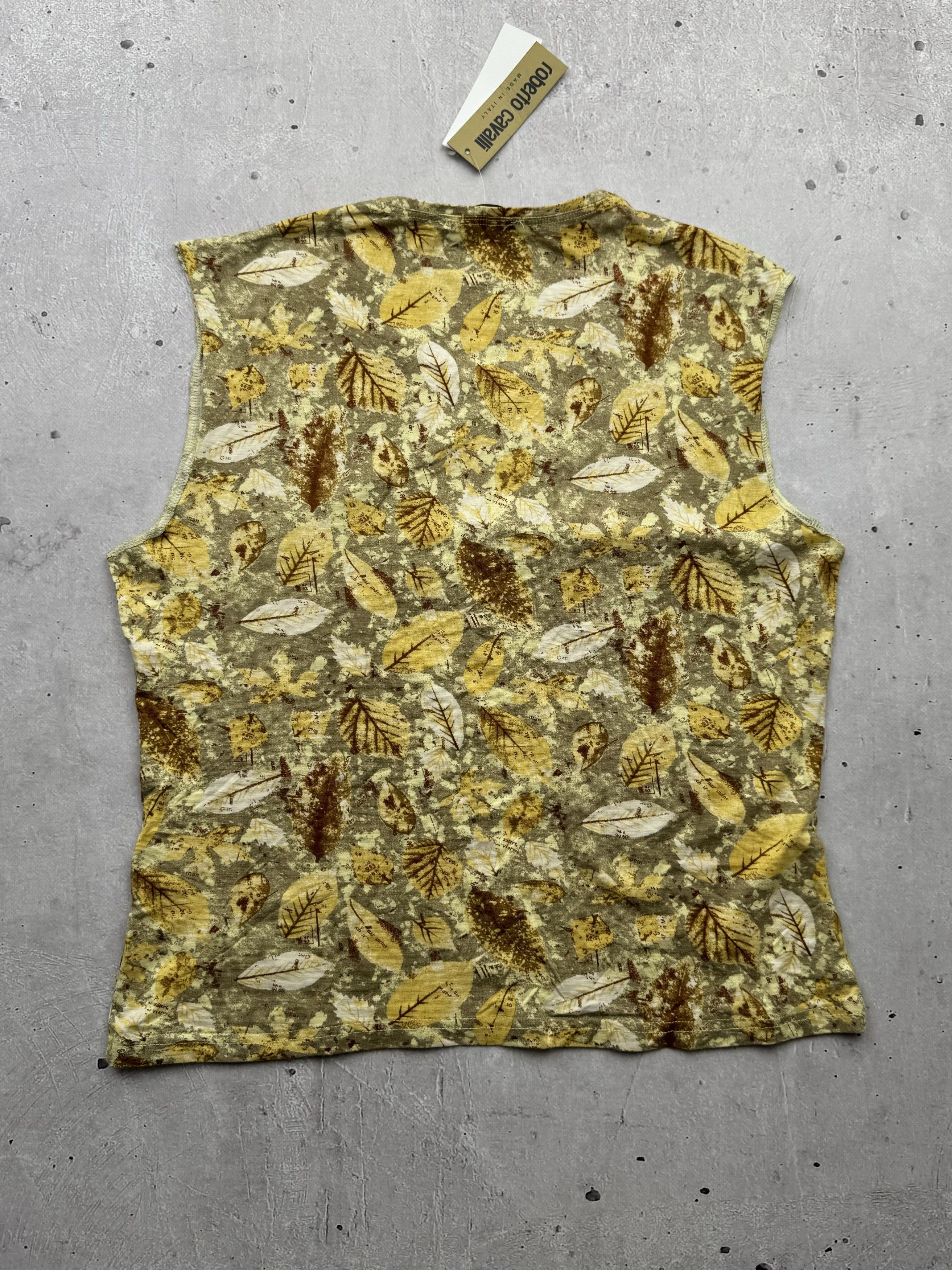 Roberto Cavalli × Vintage Roberto Cavalli Vintage Printed Tank Top Size L / US 10 / IT 46 - 5 Thumbnail