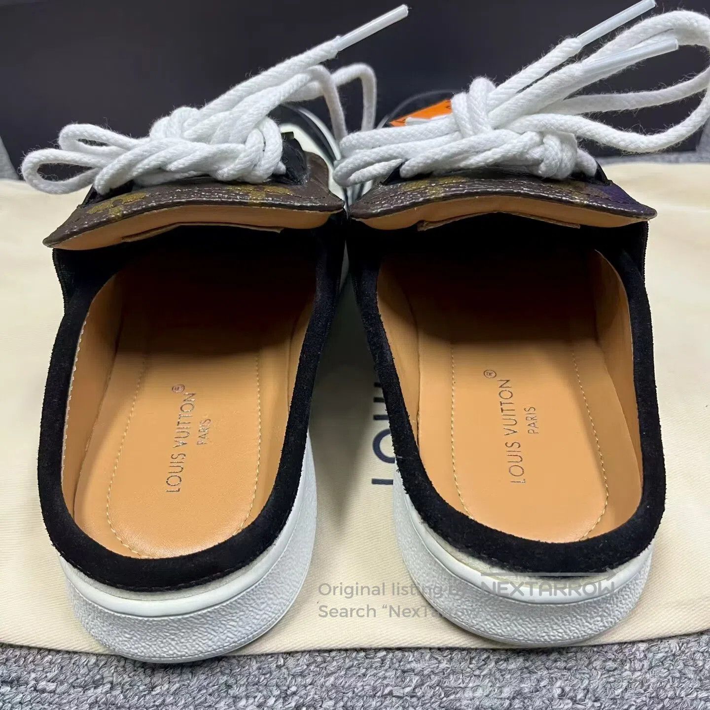 Louis Vuitton Louis Vuitton Leather cowhide, round head, flat bottom Bao Size US 6 / IT 36 - 4 Thumbnail