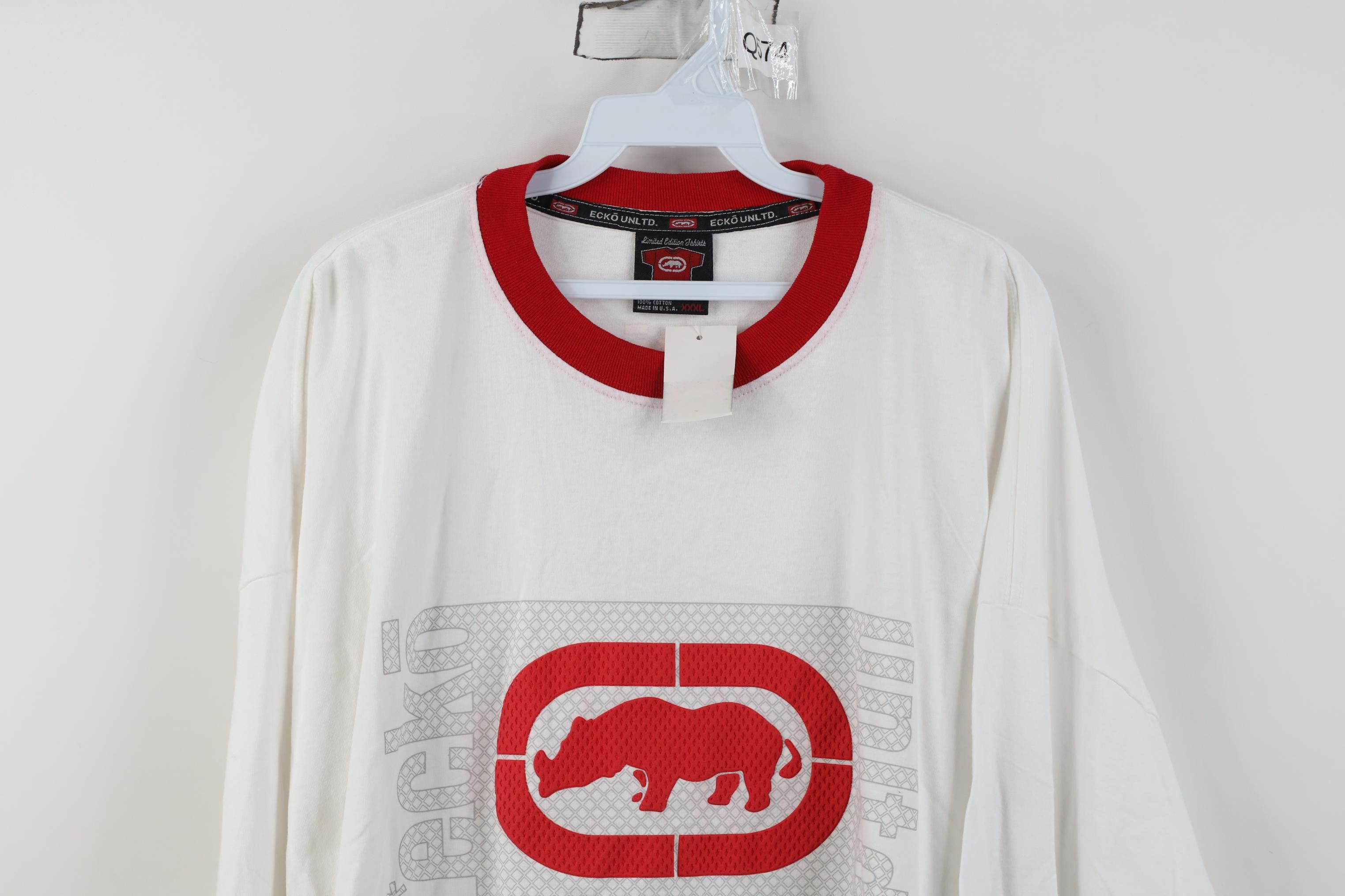 Ecko Unltd. Deadstock Vintage 90s Y2k Ecko Unltd Long Sleeve T-Shirt USA Size US XXL / EU 58 / 5 - 2 Thumbnail