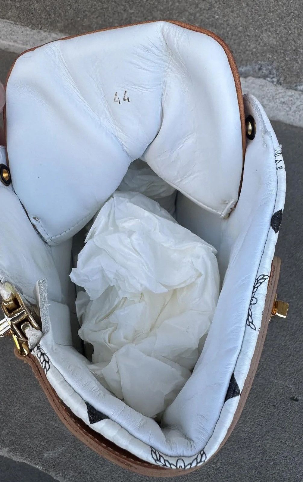 MCM MCM White Leather Hi (Size 44) DS Size US 10 / EU 43 - 3 Thumbnail