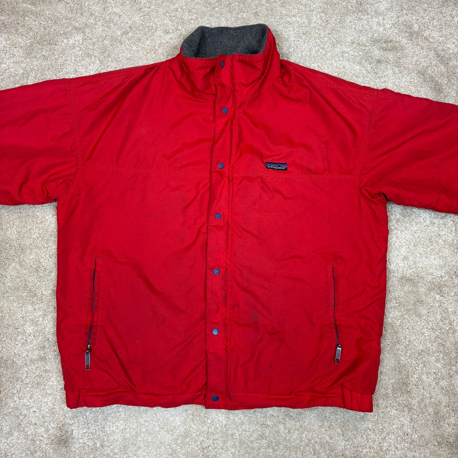 Patagonia Vintage 80s Patagonia Fleece Lined Bomber Jacket Large Size US L / EU 52-54 / 3 - 2 Thumbnail