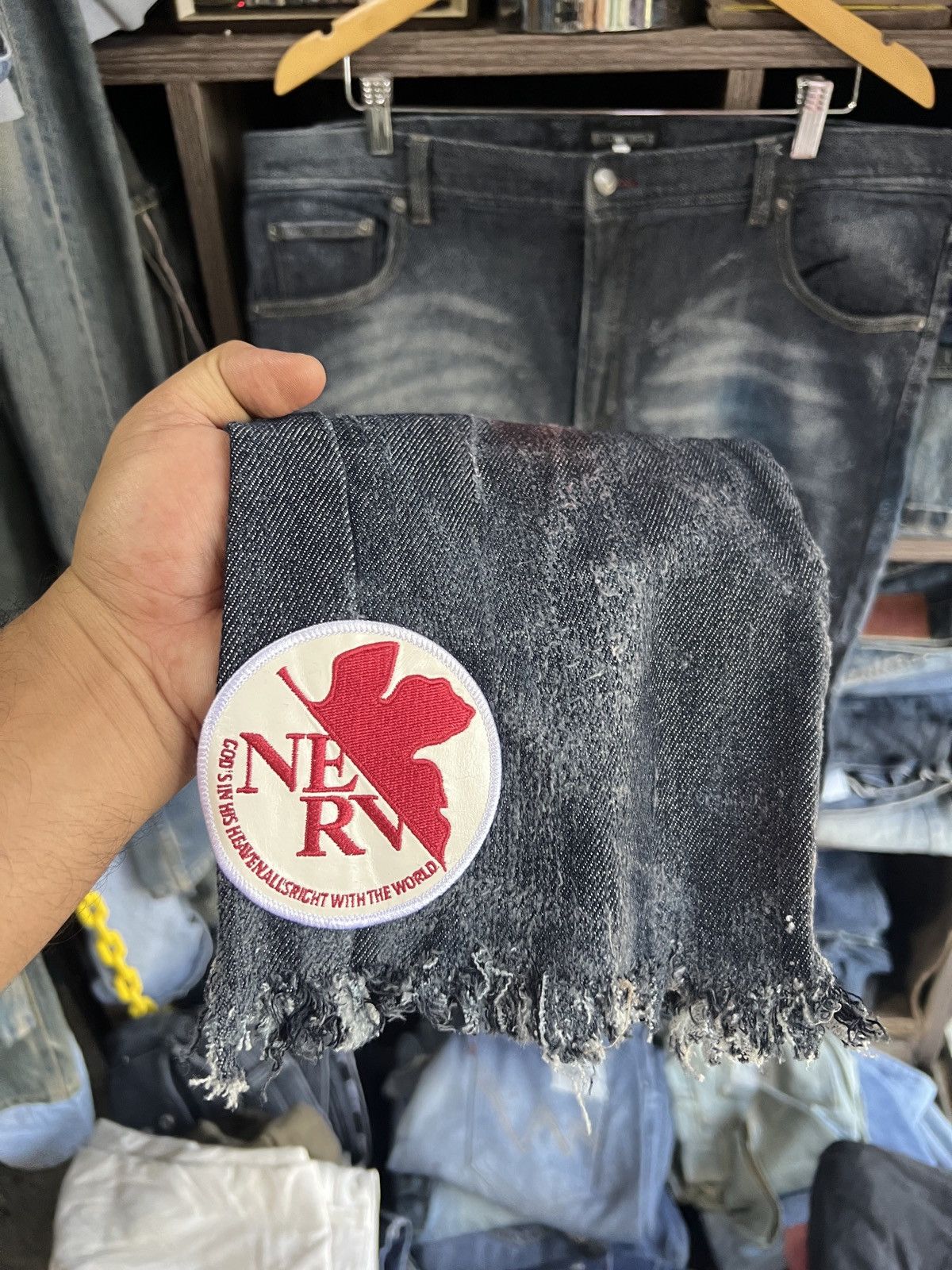 Other 🔥Amore Puro Sex Pistols Patch Distressed Denim Size US 40 / EU 56 - 9 Thumbnail