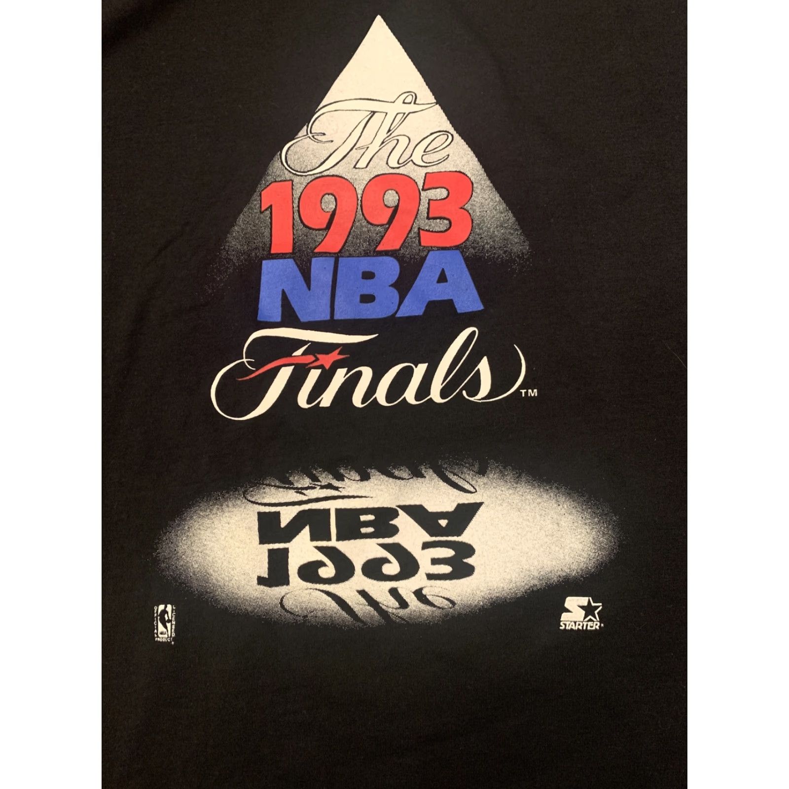 Vintage VINTAGE 1993 NBA Finals T-Shirt Starter Graphic Tee Black XL Men’s NWT Courtside Sportswear Classic Size US L / EU 52-54 / 3 - 2 Thumbnail