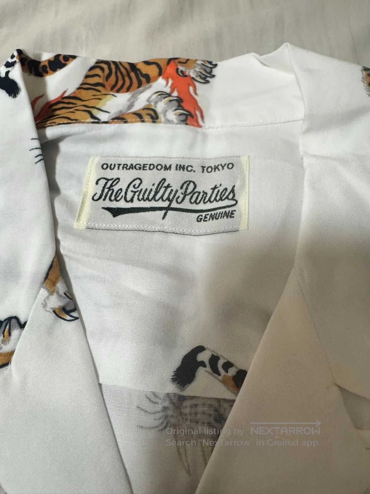 Wacko Maria Wacko Maria x Tim Lehi Flame Tiger Shirt. Size US S / EU 44-46 / 1 - 3 Thumbnail