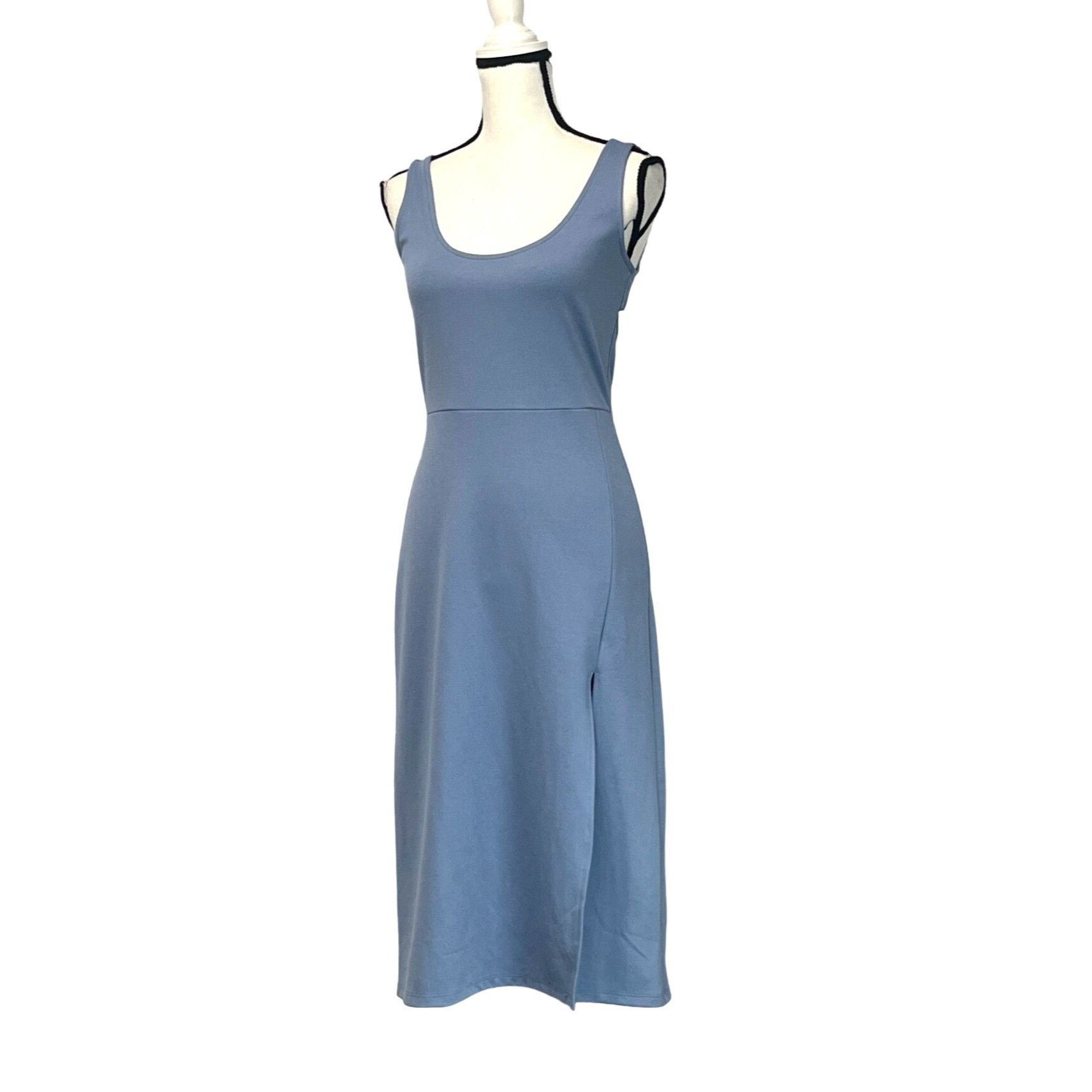 Other Open Edit Scoop Neck Midi Dress, Blue Infinity, Sz. M Size M / US 6-8 / IT 42-44 - 6 Thumbnail