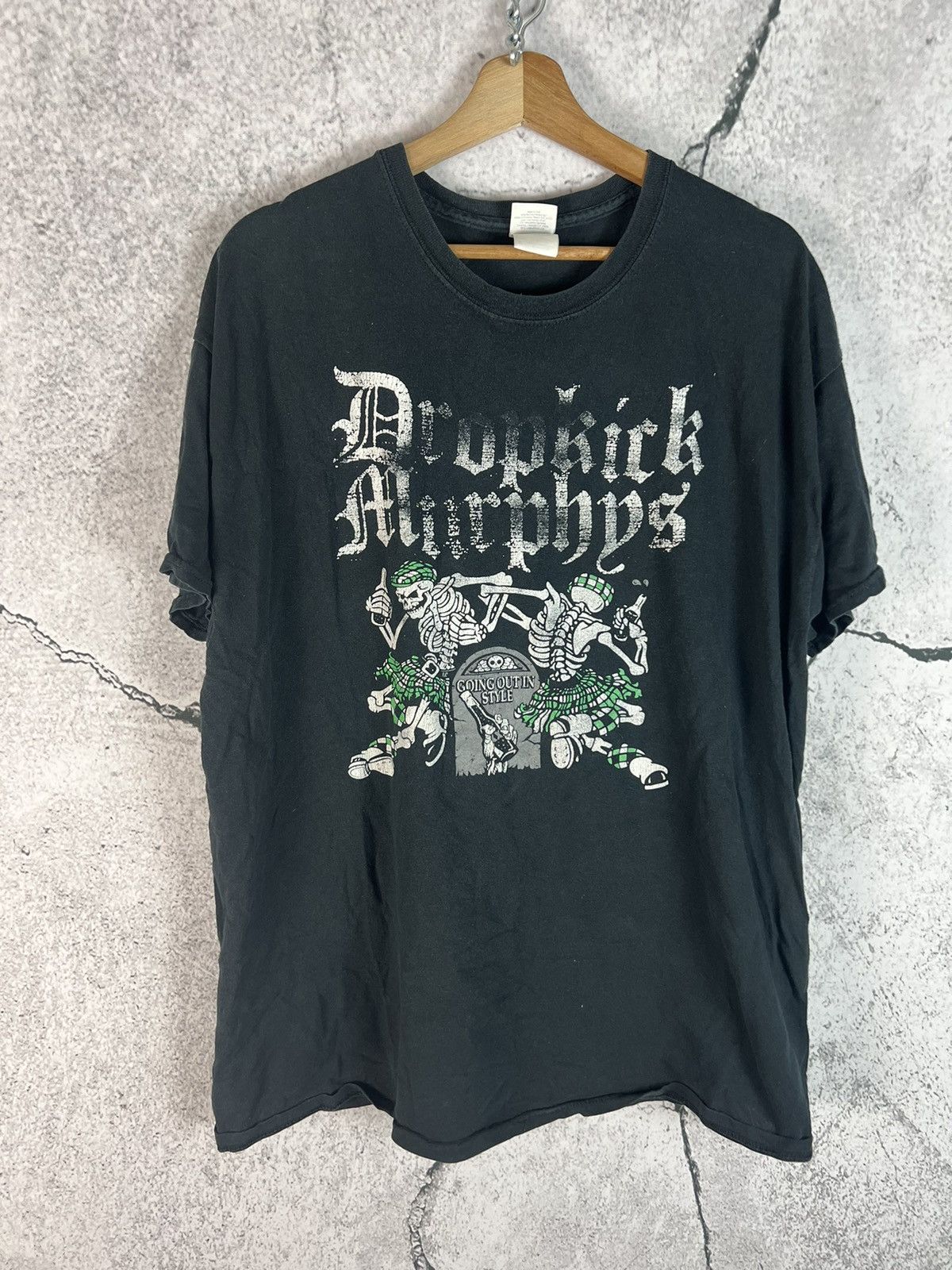 Band Tees × Vintage Vintage Dropkick Murphy’s Dance makabre skeleton T-shirt Size US XL / EU 56 / 4 - 1 Thumbnail