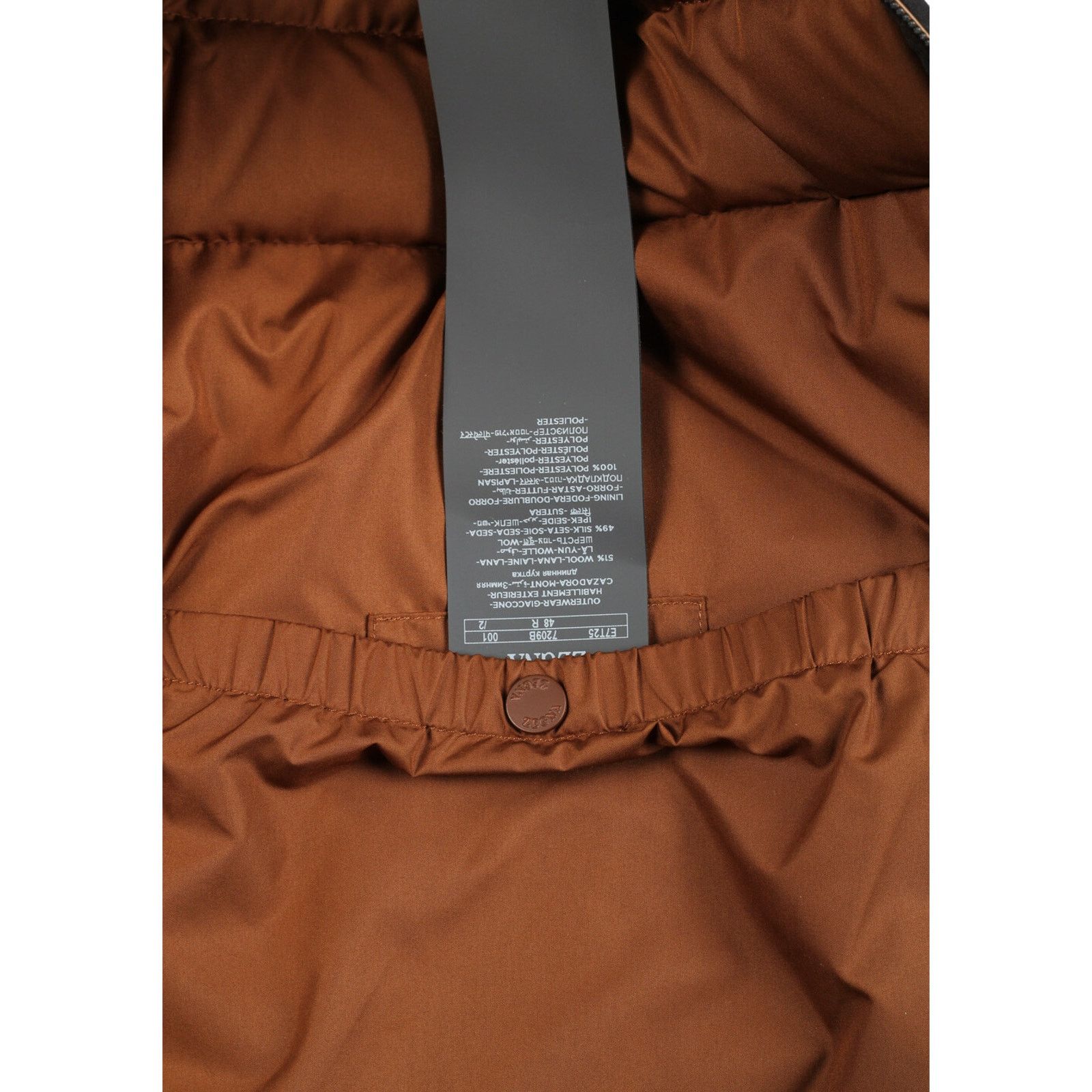 Ermenegildo Zegna ZEGNA Black Leggerissimo Padded Coat Size 56 IT / 46R U.S. Size US XL / EU 56 / 4 - 5 Thumbnail