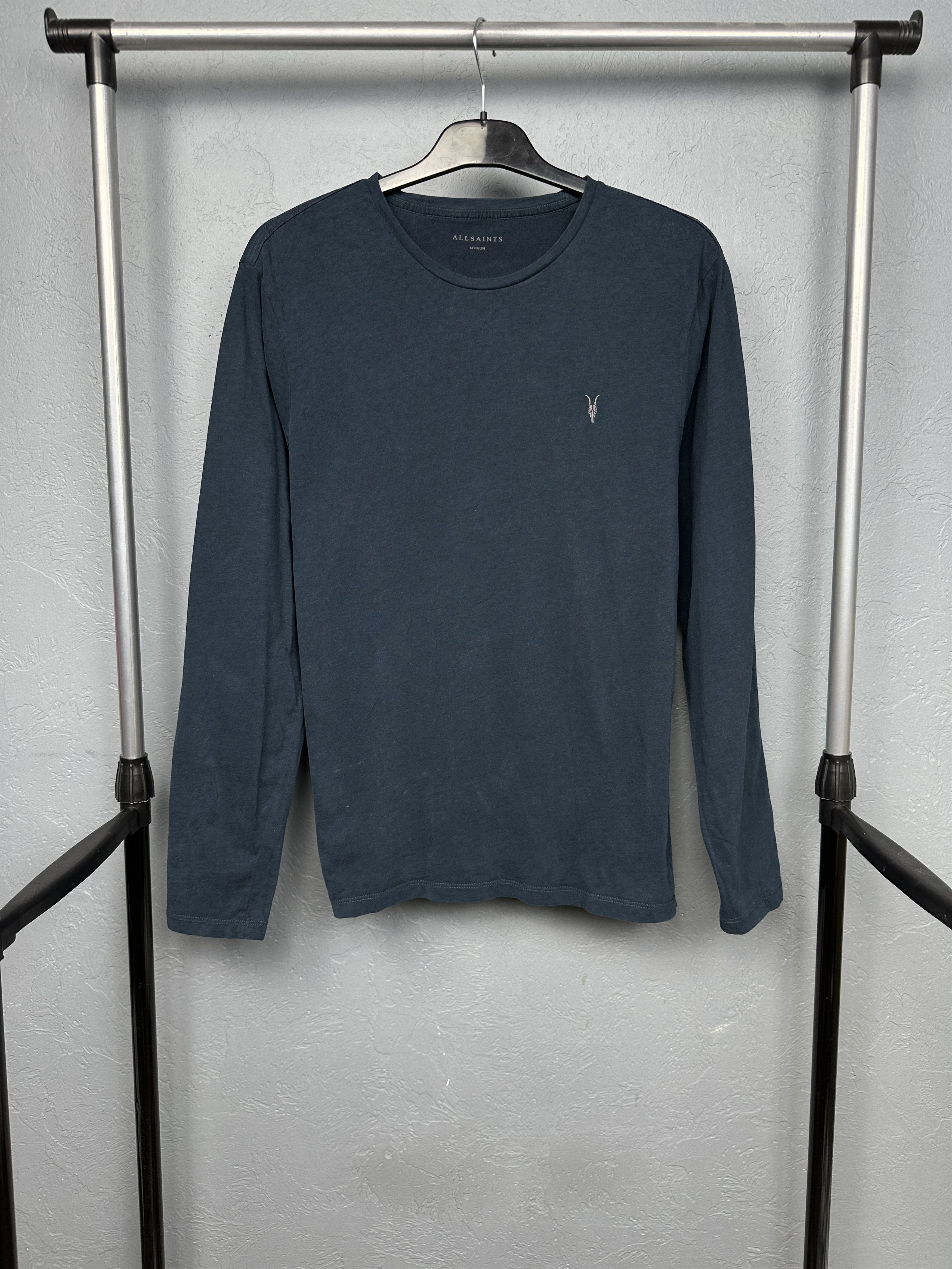 Allsaints Allsaints Brace Mens Crew Neck Long Sleeve T-Shirt Tee Size US M / EU 48-50 / 2 - 1 Thumbnail