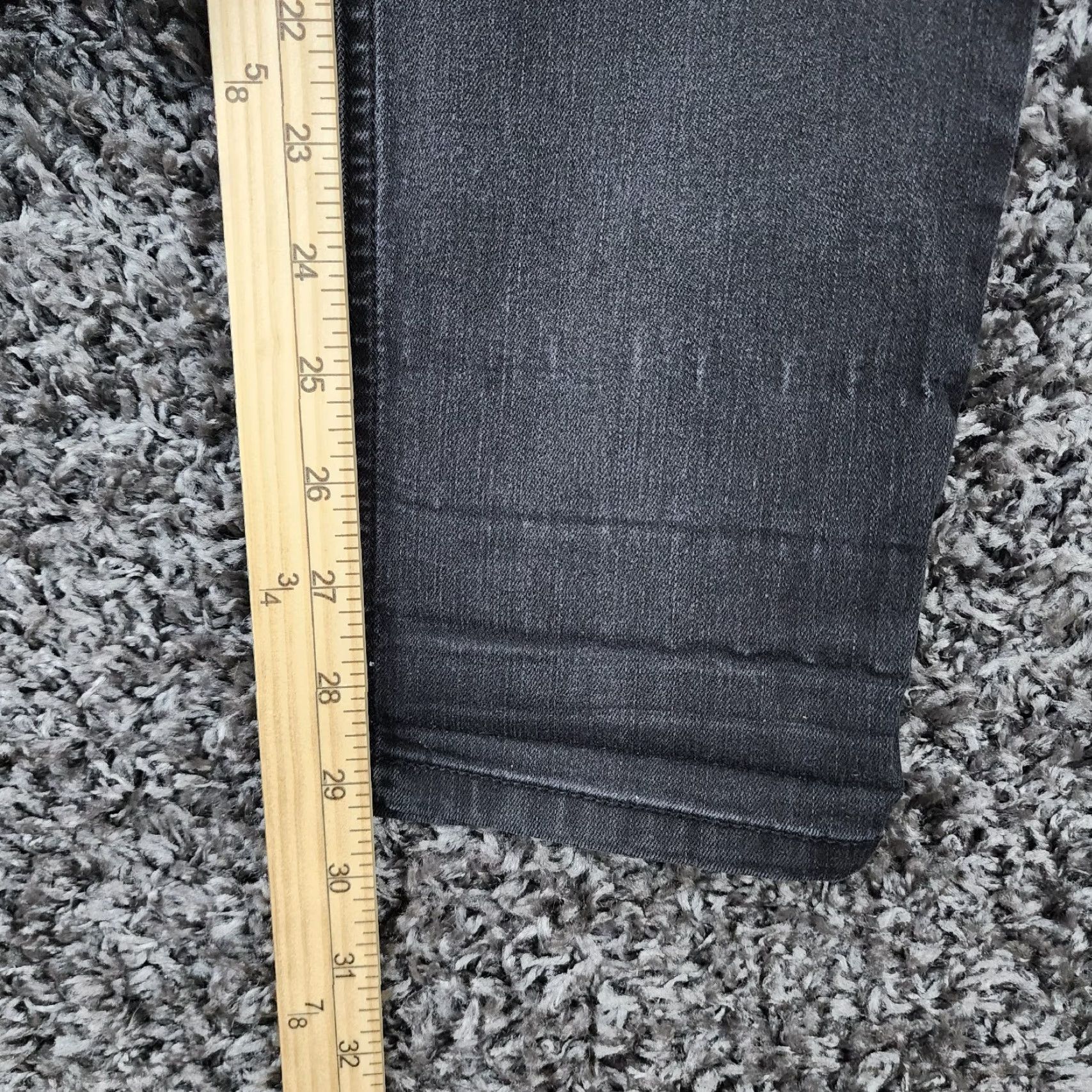Vintage Maurices Womens Jeans Black Stretch Straight Leg Slim Fit Size L-S Size 36" / US 14 / IT 50 - 5 Thumbnail