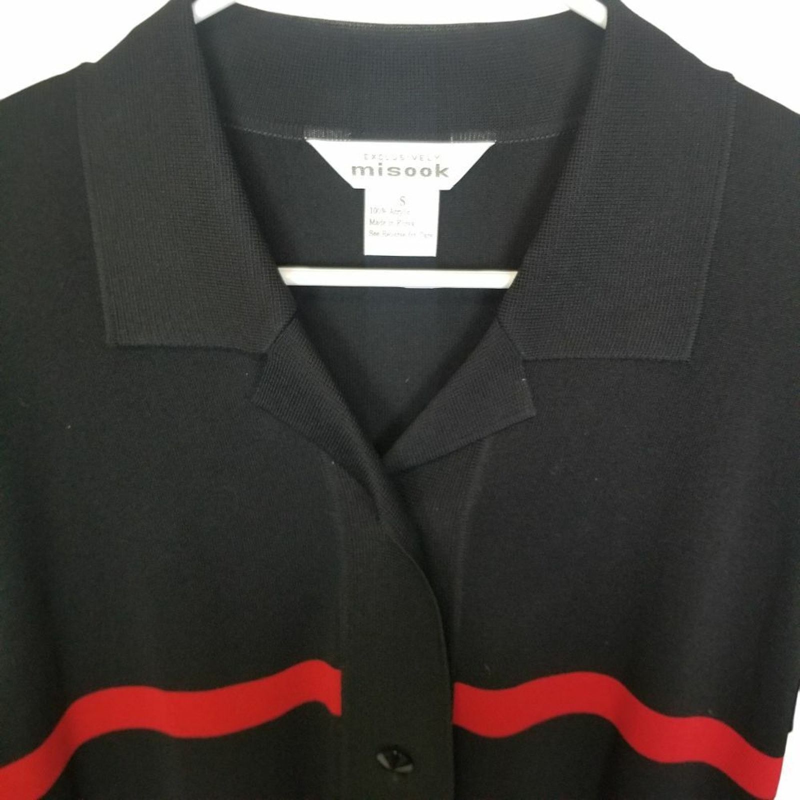 Vintage Vintage Exclusively Misook Womens Striped Cardigan Jacket S Size S / US 4 / IT 40 - 2 Thumbnail