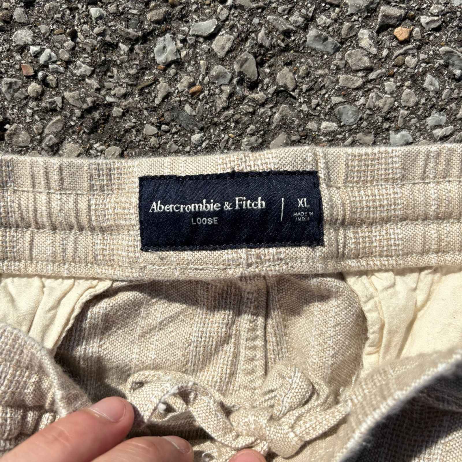 Abercrombie & Fitch Cream dress beach pants Size US 34 / EU 50 - 2 Thumbnail