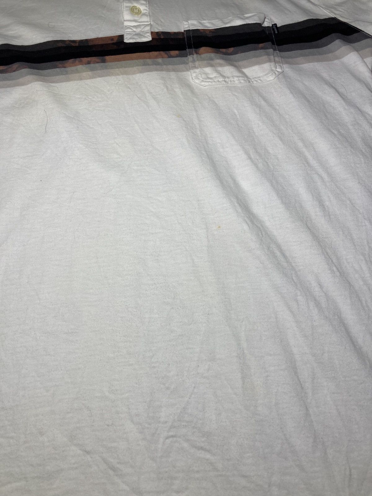 Supreme 2006 Supreme Polo Striped Bleached Shirt Vintage Pocket Logo Size US M / EU 48-50 / 2 - 7 Thumbnail
