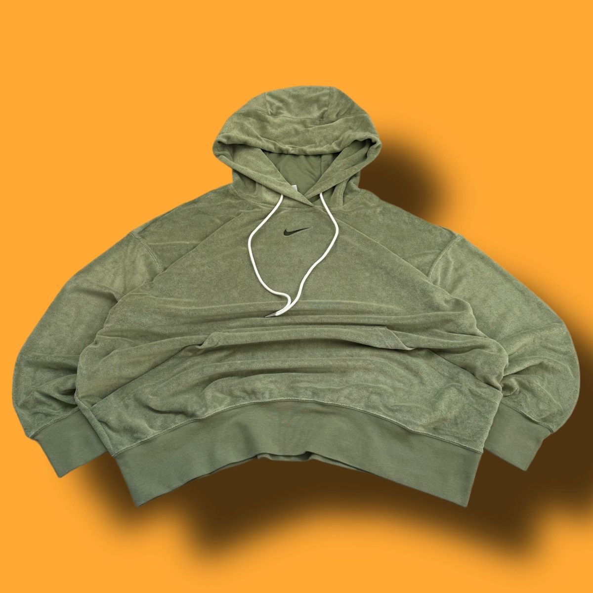 Nike × Vintage NIKE VINTAGE CENTER LOGO OVERSIZE BOXY HOODIE Size US L / EU 52-54 / 3 - 1 Thumbnail