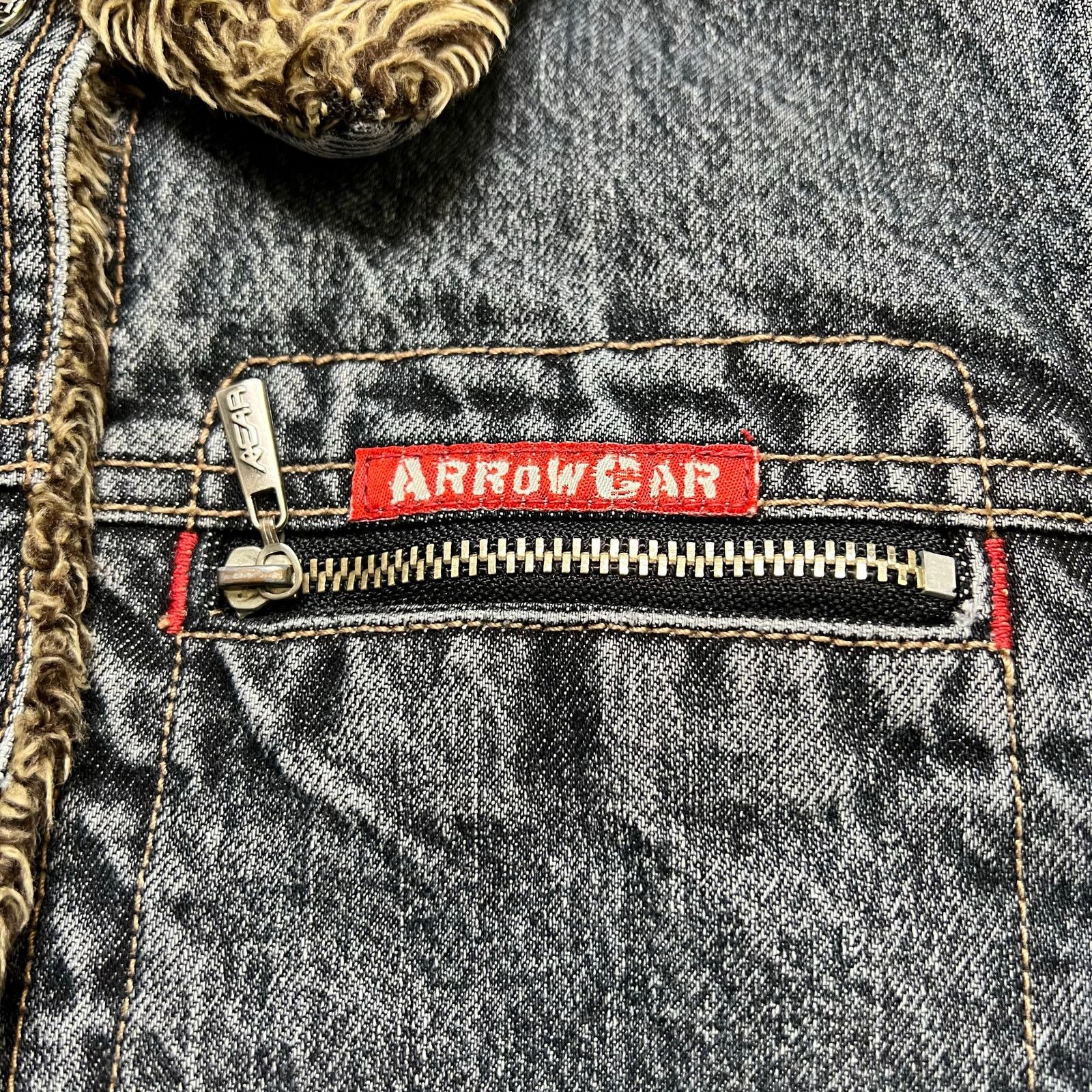 Vintage Vintage ArrowCar Sherpa Lined Denim Jacket Women’s Small Y2K Size S / US 4 / IT 40 - 12 Thumbnail