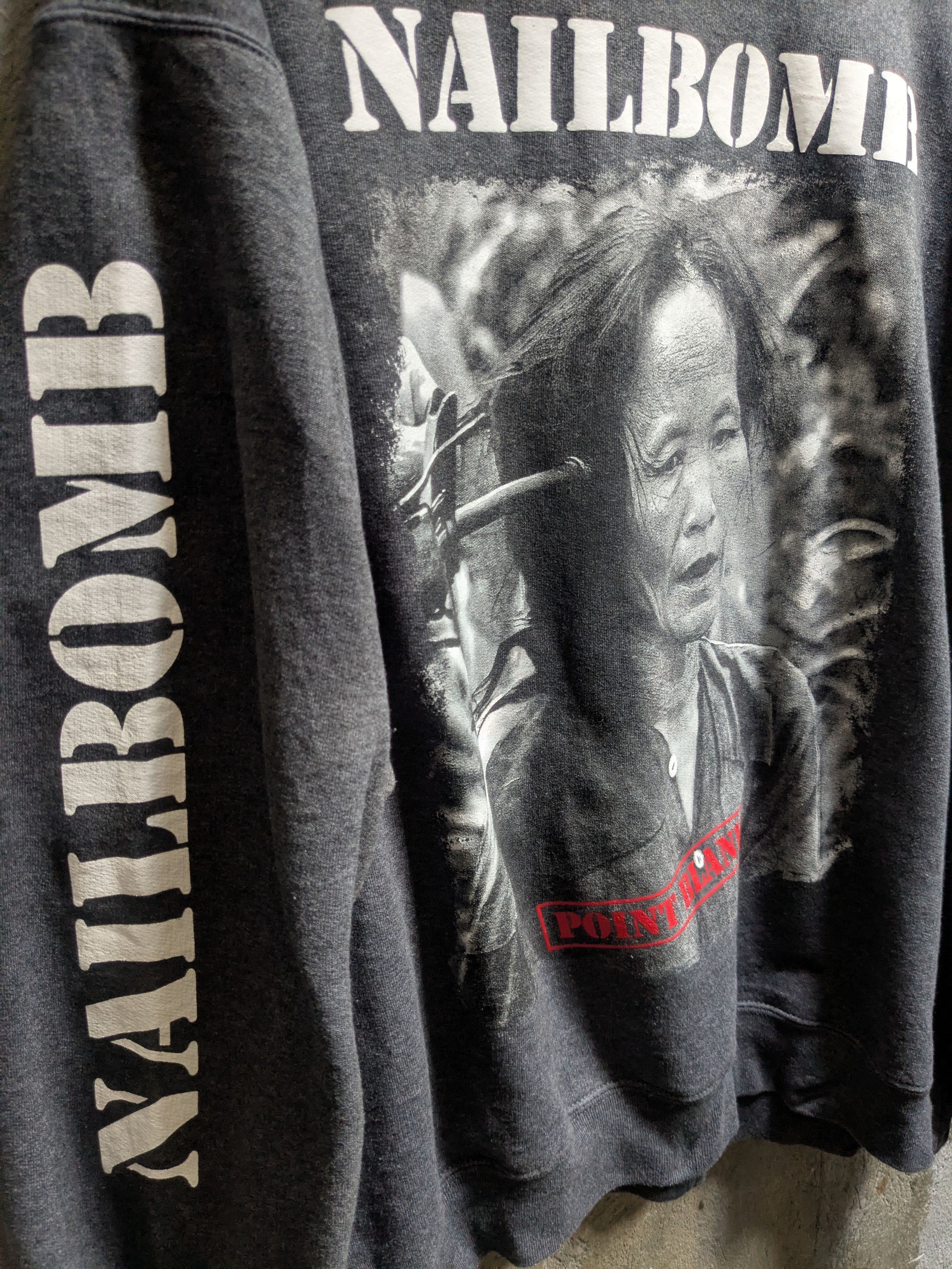 Vintage nailbomb sweatshirt point blank max cavalera Size US L / EU 52-54 / 3 - 3 Thumbnail