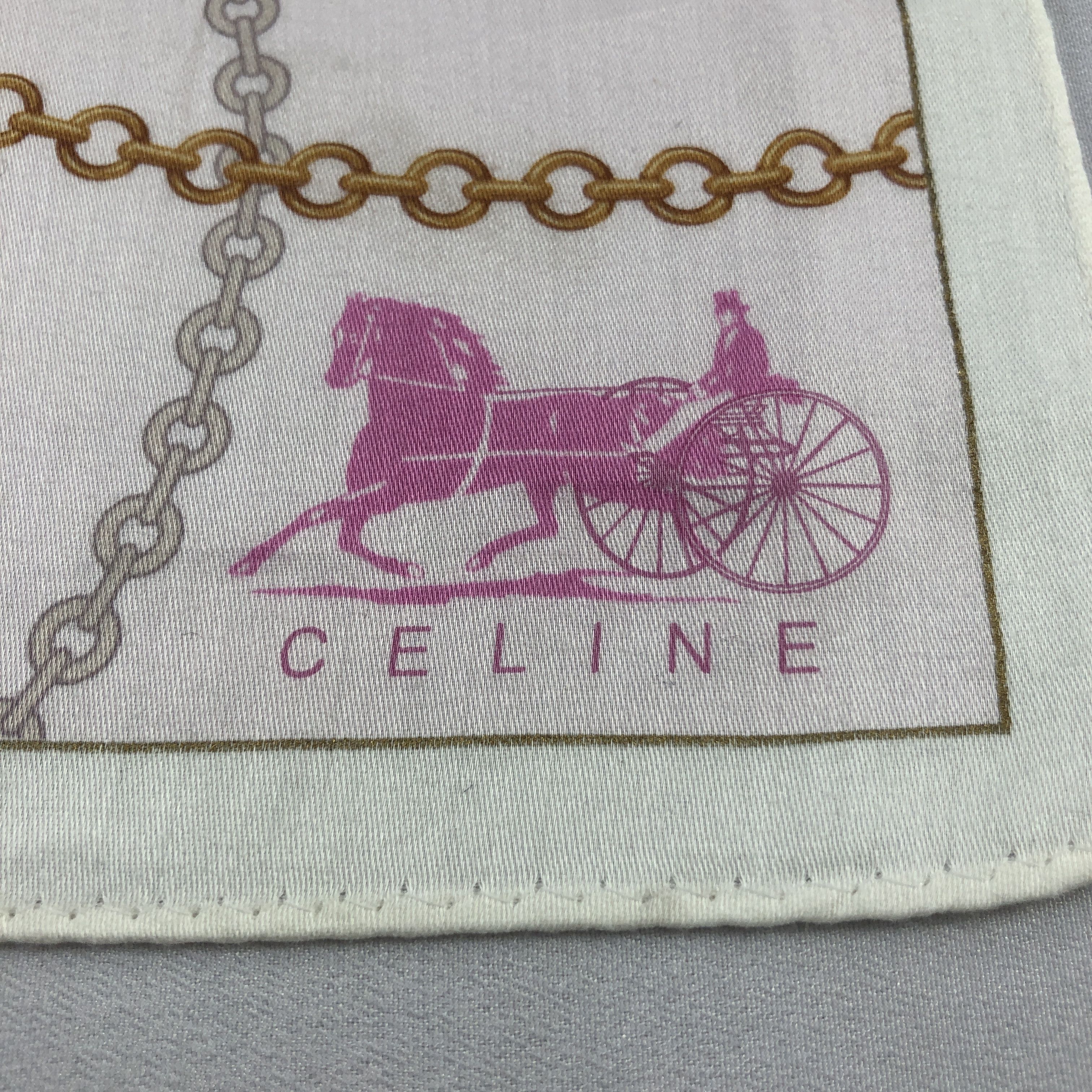 Celine Celine Handkerchief Neckerchief Bandana H3102 Size ONE SIZE - 3 Thumbnail
