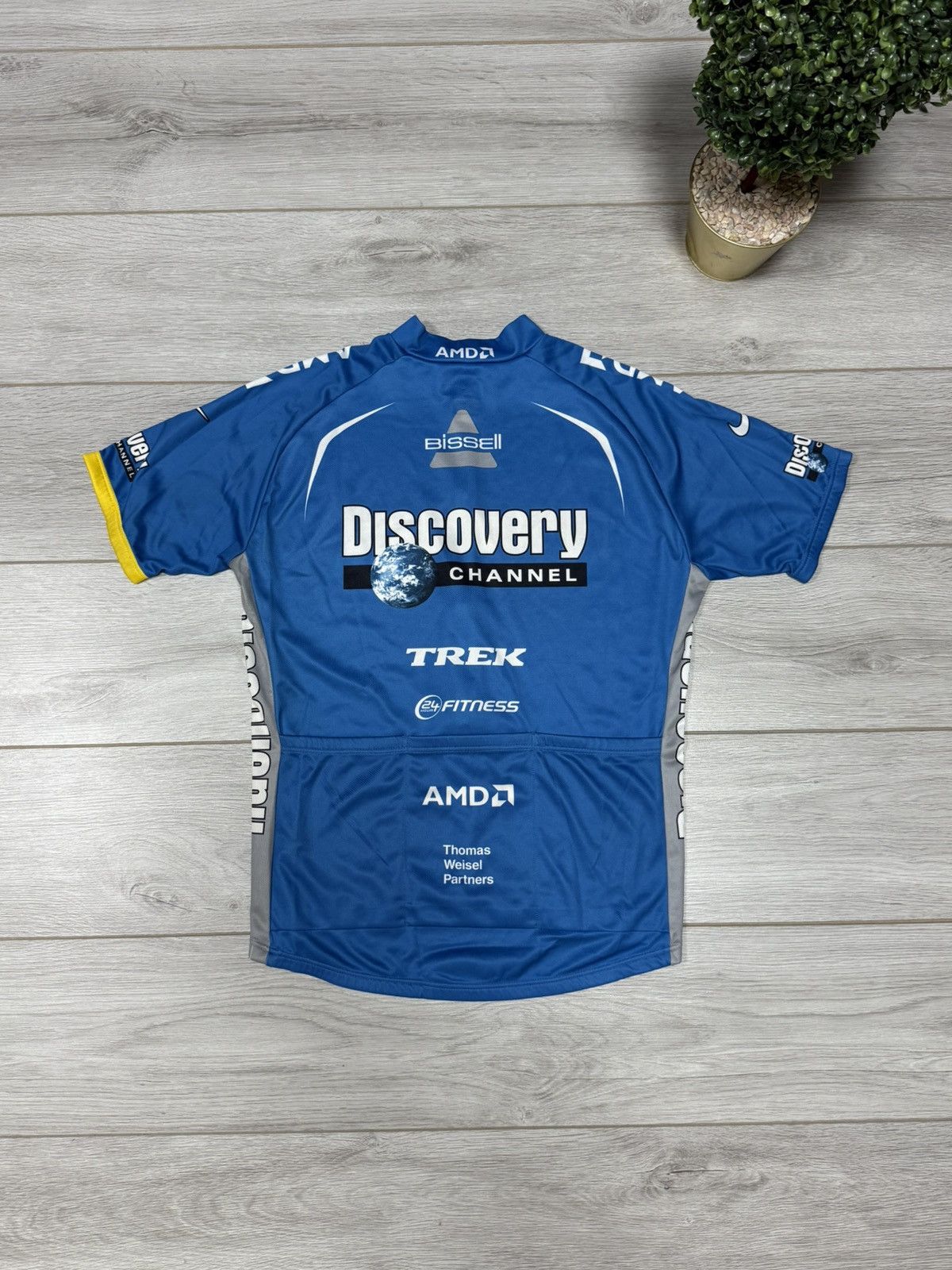 Nike Y2k Nike Discovery Chanel Cycling Jacket bike tee shirt Size US L / EU 52-54 / 3 - 2 Thumbnail