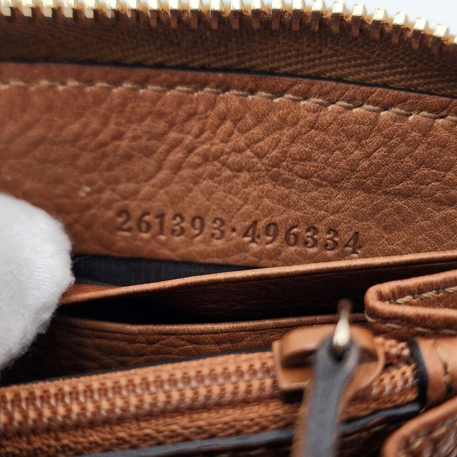 Gucci New GUCCI GG CALF LEATHER TASSEL LONG WALLET IN WHISKY BROWN Size ONE SIZE - 7 Thumbnail