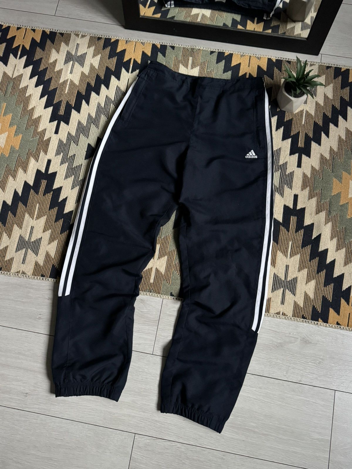 Adidas Vintage Adidas Nylon Y2K Stripes Pants Size US 30 / EU 46 - 4 Thumbnail