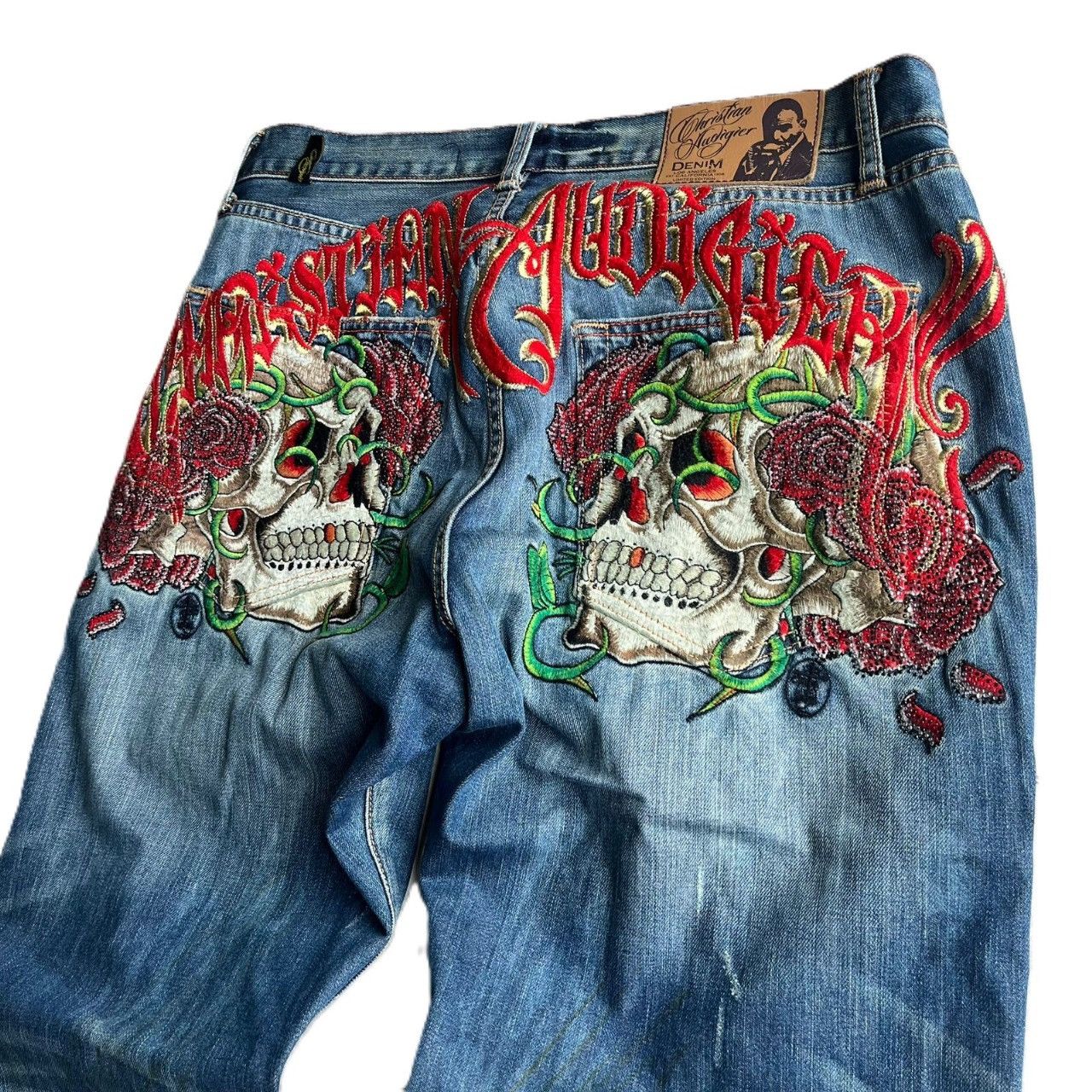 Christian Audigier Christian Audigier Jeans Size US 36 / EU 52 - 2 Thumbnail