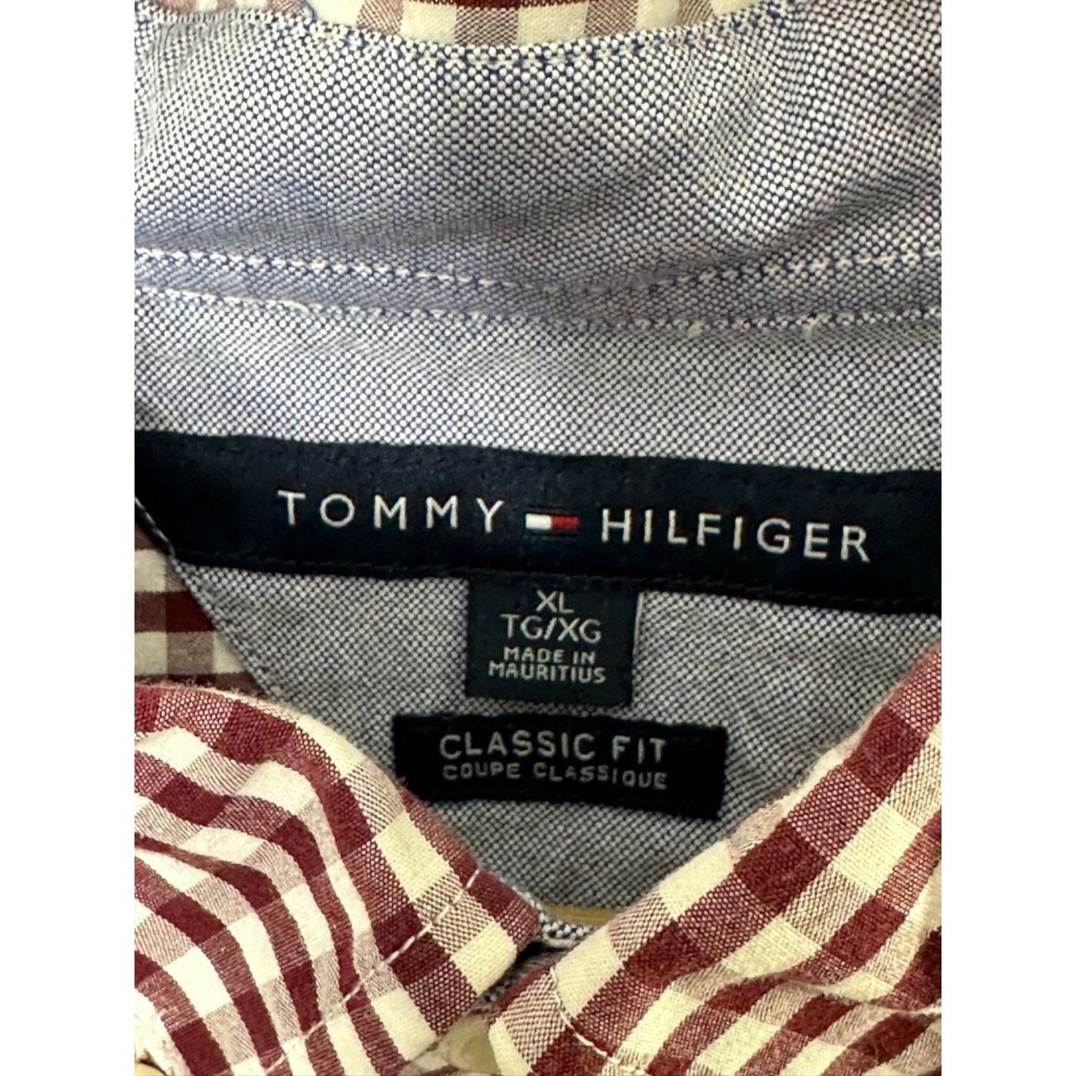 Tommy Hilfiger Tommy Hilfiger Classic Fit Houndstooth Button Down SZ XL Size US XL / EU 56 / 4 - 5 Thumbnail