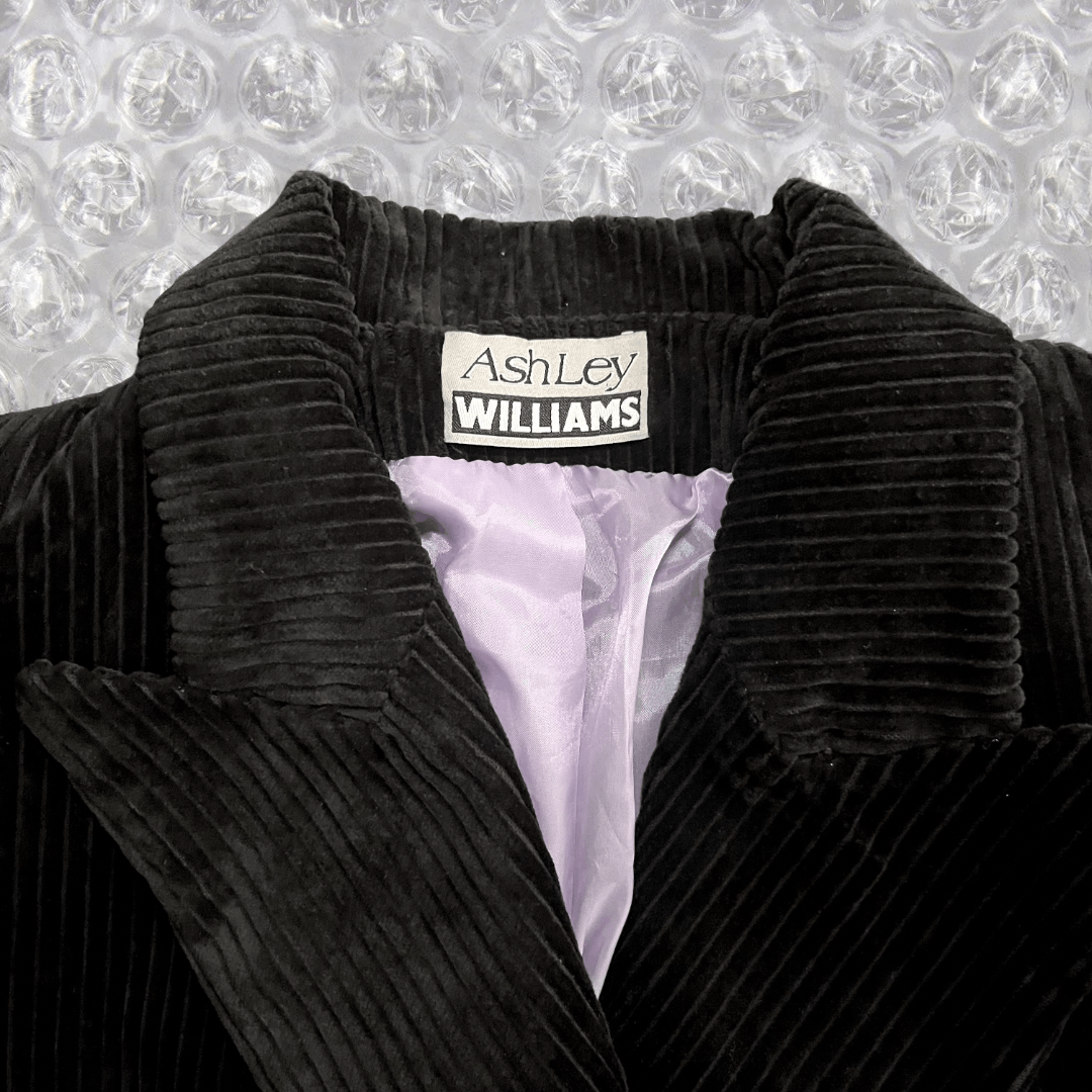 Ashley Williams Striped Velvet Blazer Size S / US 4 / IT 40 - 3 Thumbnail