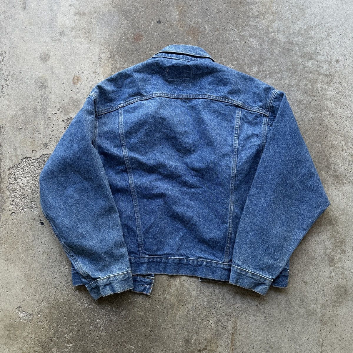 Levi's 80s Levi's Faded Denim Trucker Jacket Made in USA ERD Grunge Size US L / EU 52-54 / 3 - 2 Thumbnail