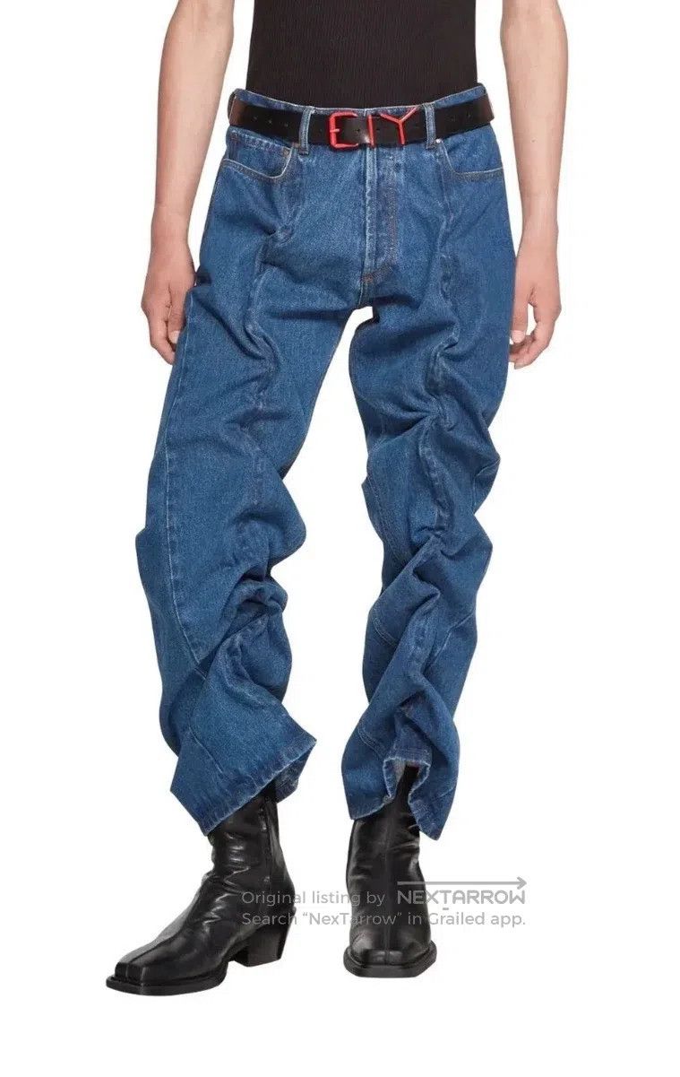 Y/Project Y/PROJECT Size 32 Wrinkled jeans and twisted pants Size US 32 / EU 48 - 2 Thumbnail