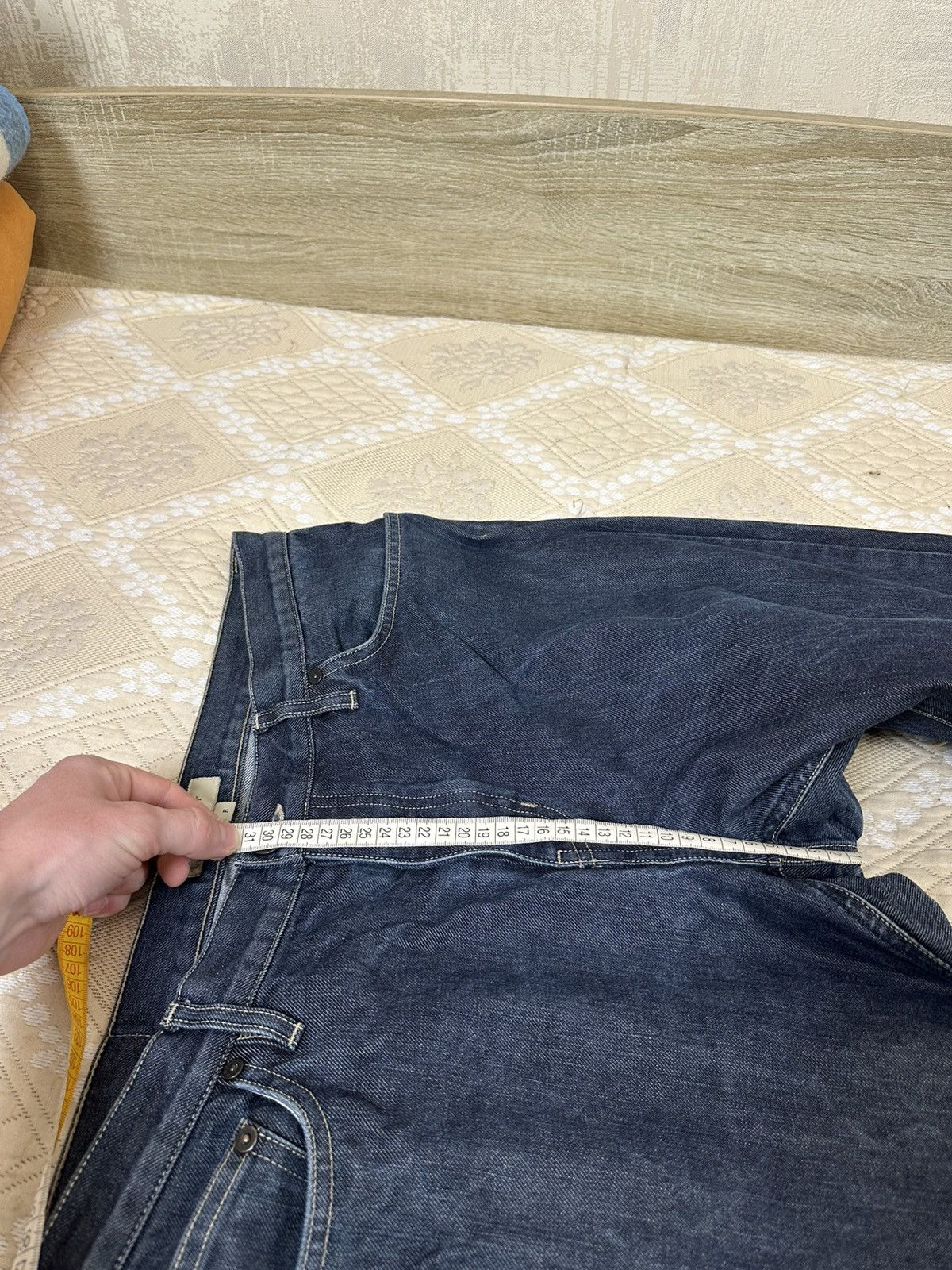 Burberry 🔥 Burberry London Vintage Blue Denim Pants Jeans Trousers Size US 36 / EU 52 - 13 Thumbnail